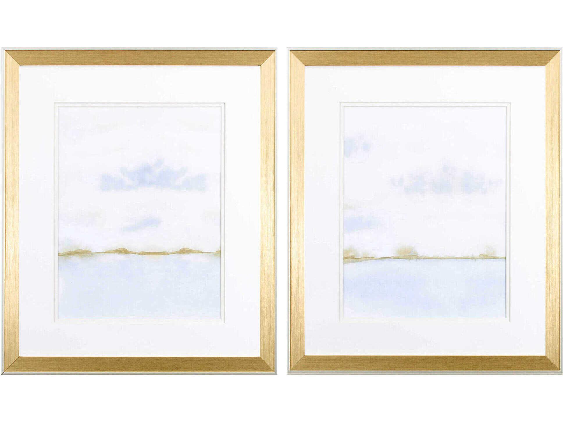 Paragon Abstract Placid Waters Wall Art Set of 2