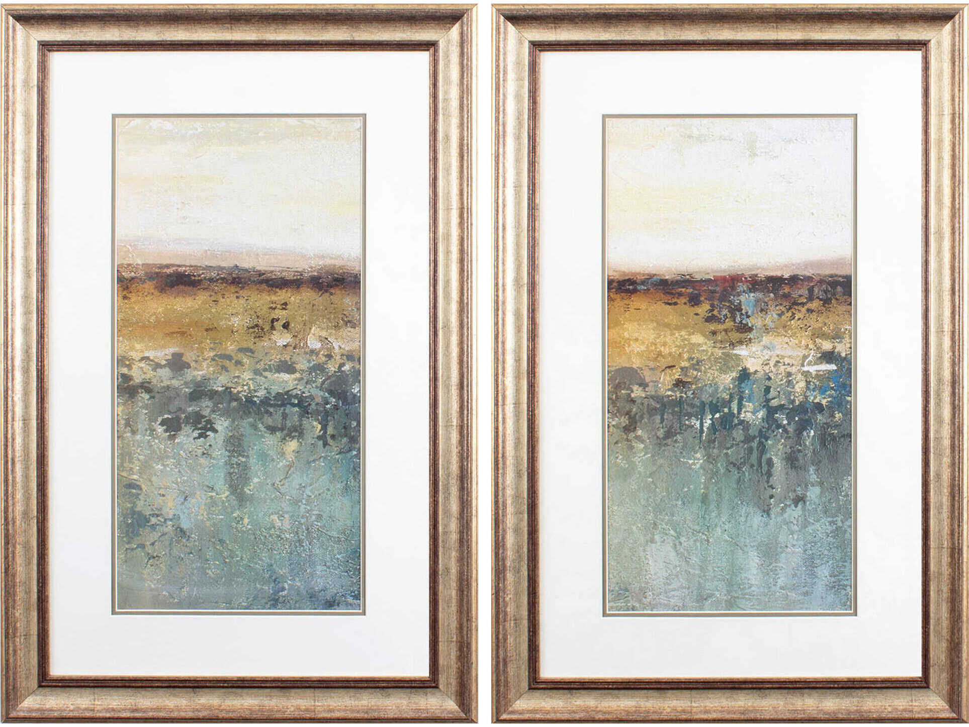 Paragon Abstract Antique Contemporary Wall Art Set of 2