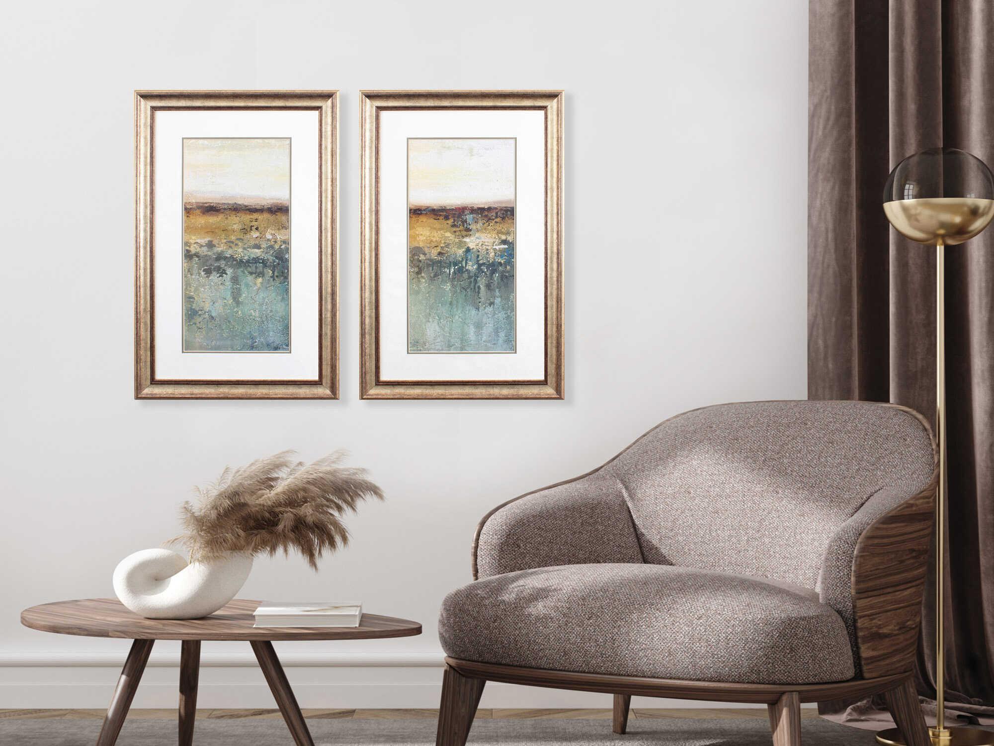 Paragon Abstract Antique Contemporary Wall Art Set of 2