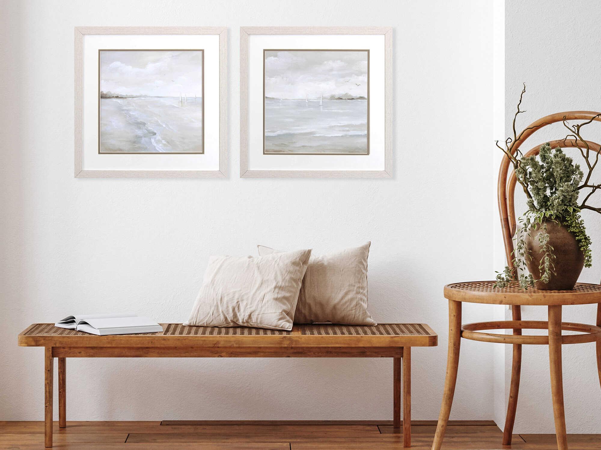 Paragon Waterside Sail Away Wall Art Set of 2