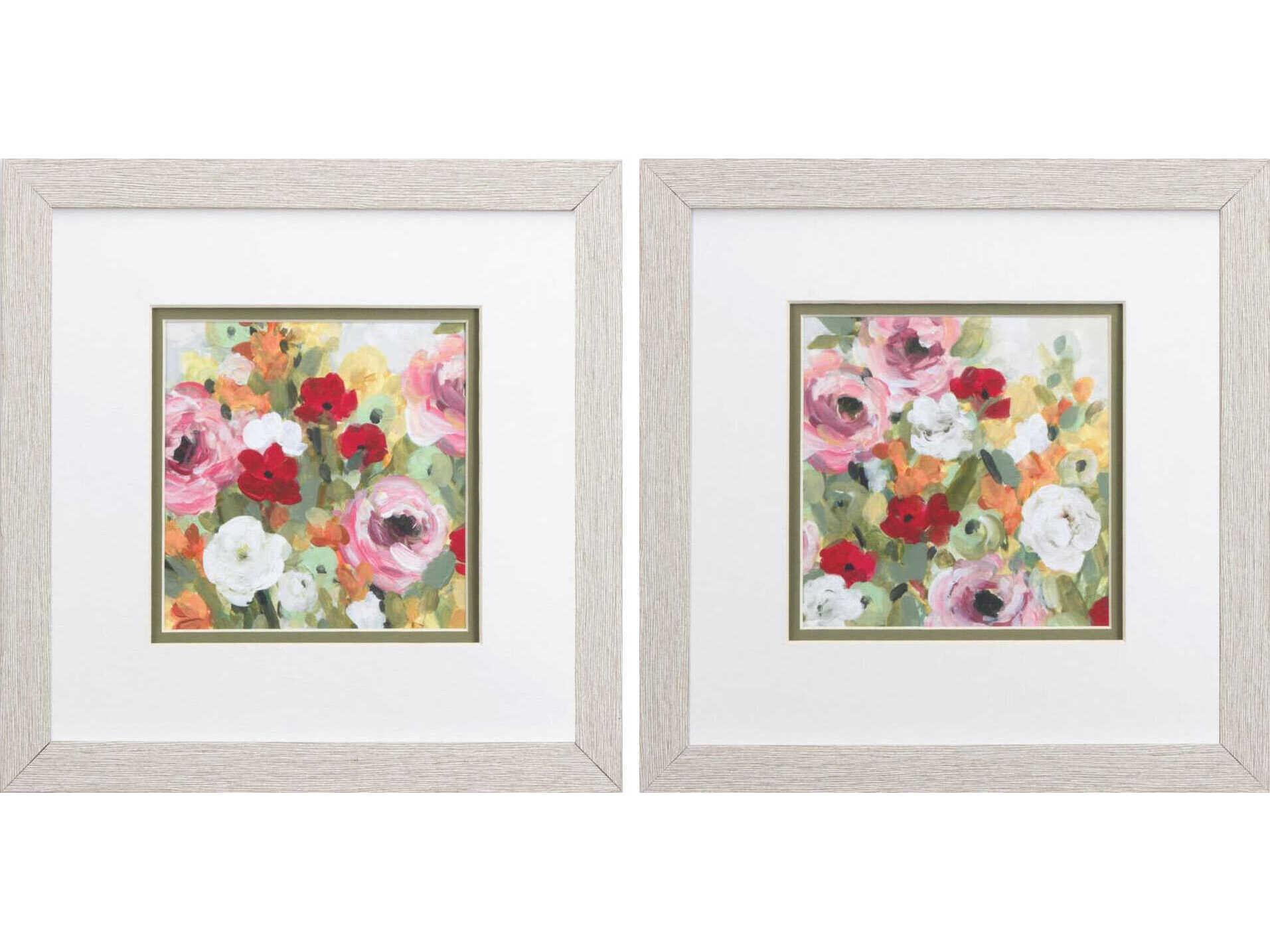Paragon Florals Leas Garden Wall Art Set of 2