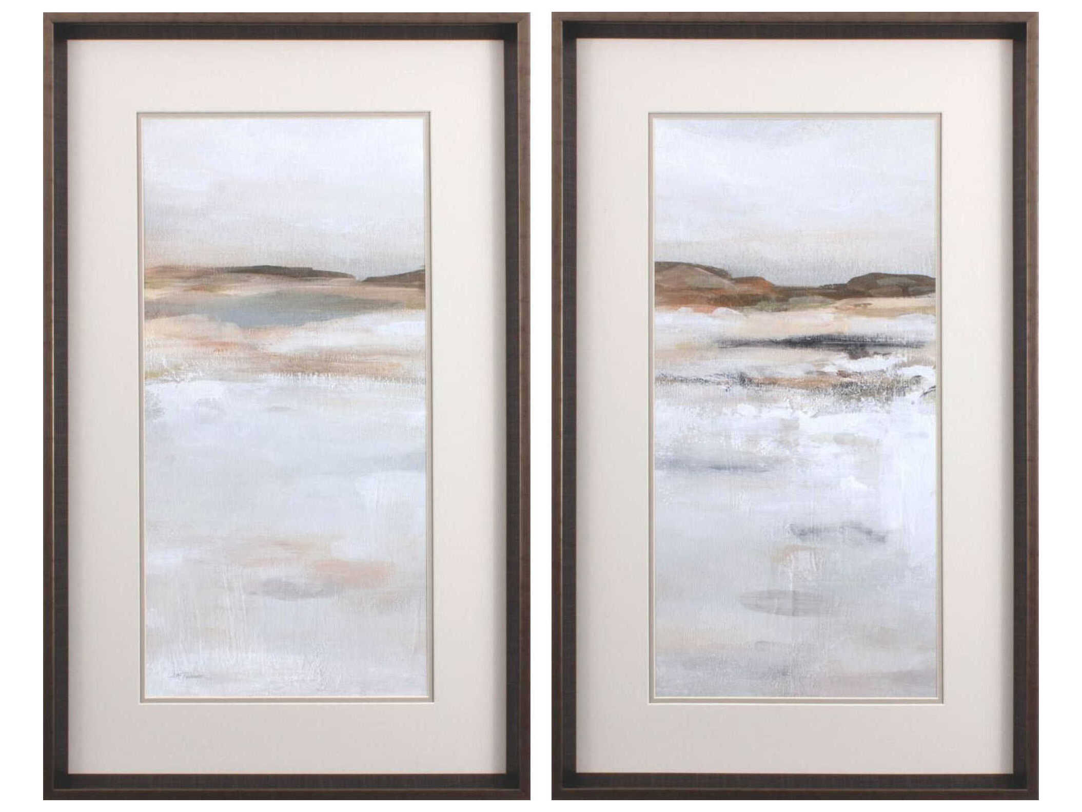 Paragon Abstract Desert Floor Wall Art Set of 2