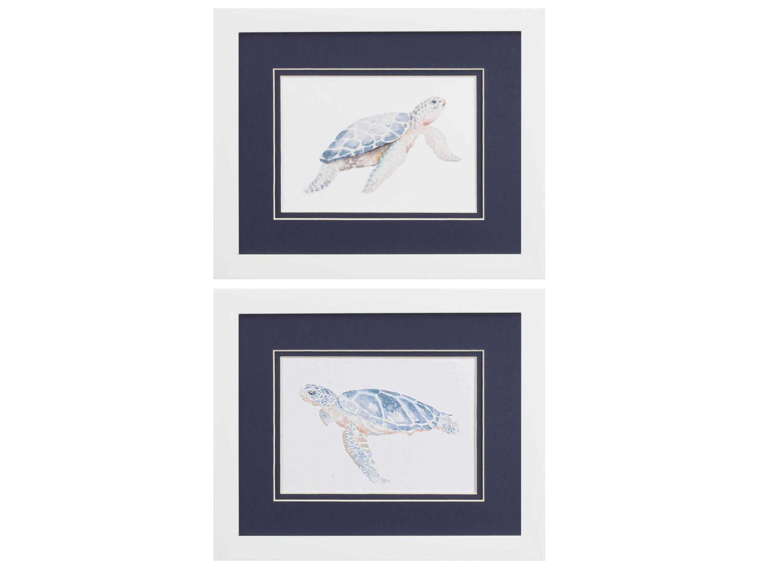 Paragon Waterside Sea Turtle Wall Art Set of 2