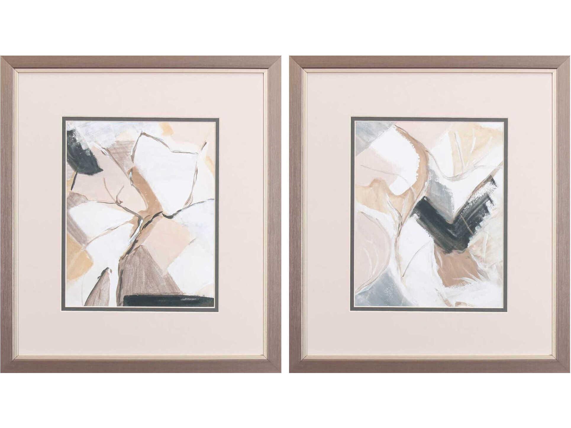 Paragon Abstract Marble Lines Wall Art Set of 2