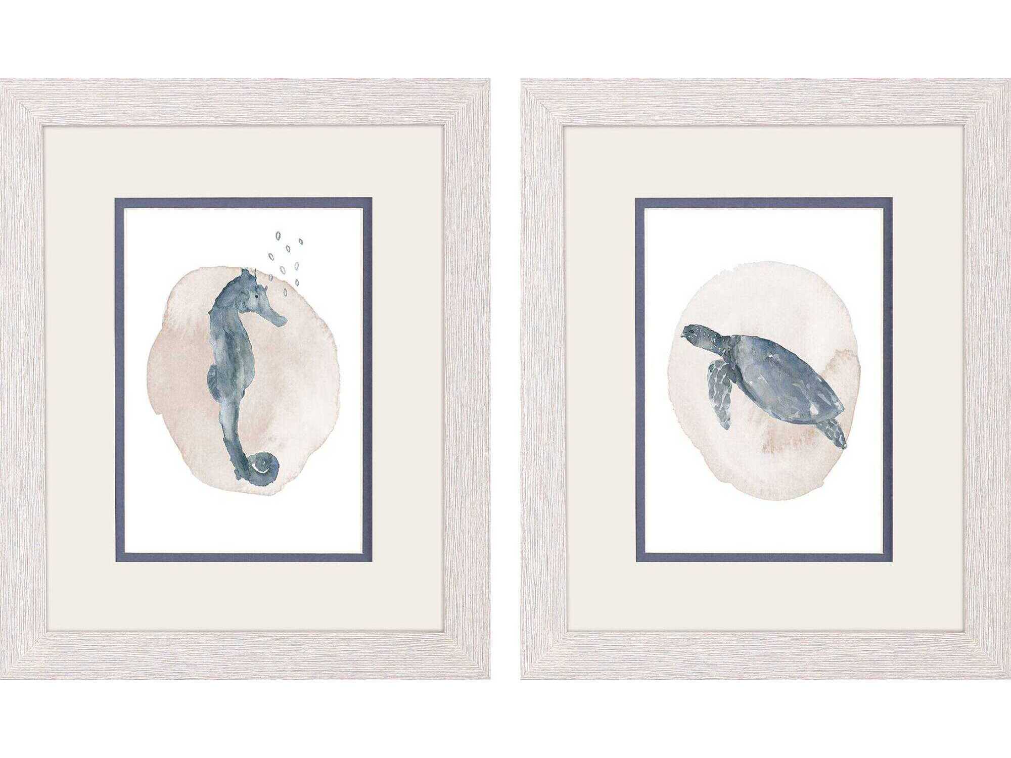 Paragon Animals Seaside-II Wall Art Set of 2