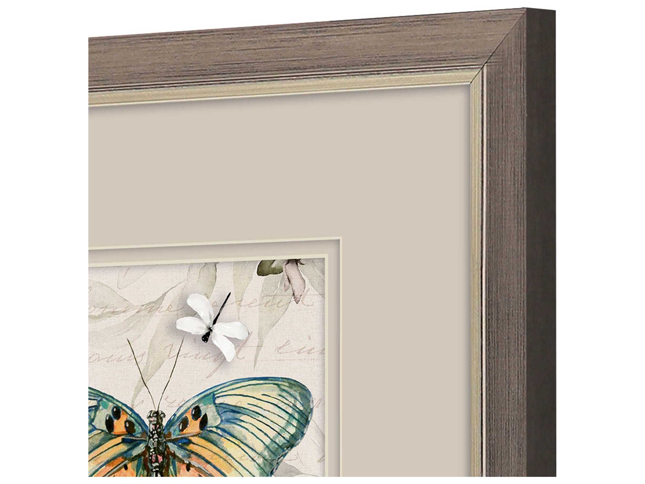 Paragon Animals Papillon Wall Art Set of 2