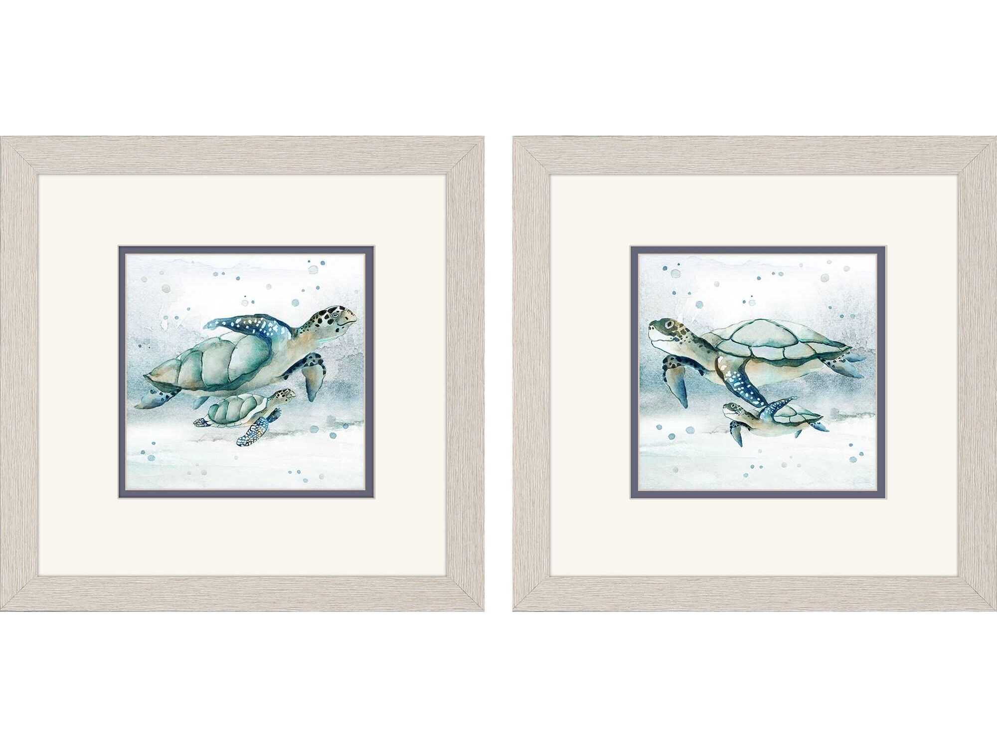 Paragon Animals Swim Lessons Wall Art Set of 2