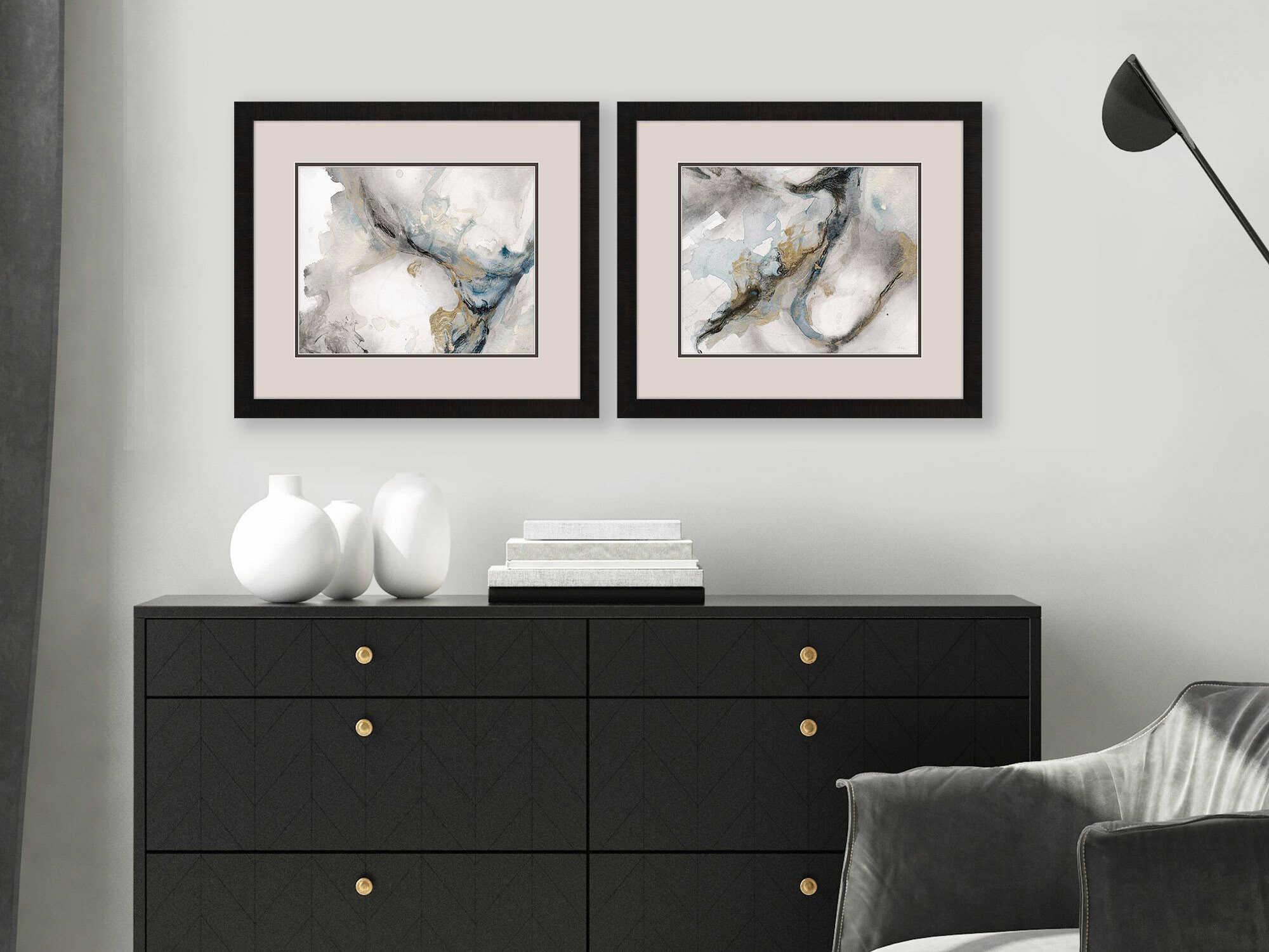 Paragon Abstract Meandering Wall Art Set of 2