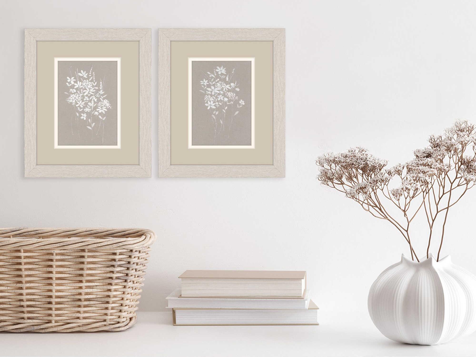 Paragon Delicate Botanicals Wall Art Set of 2