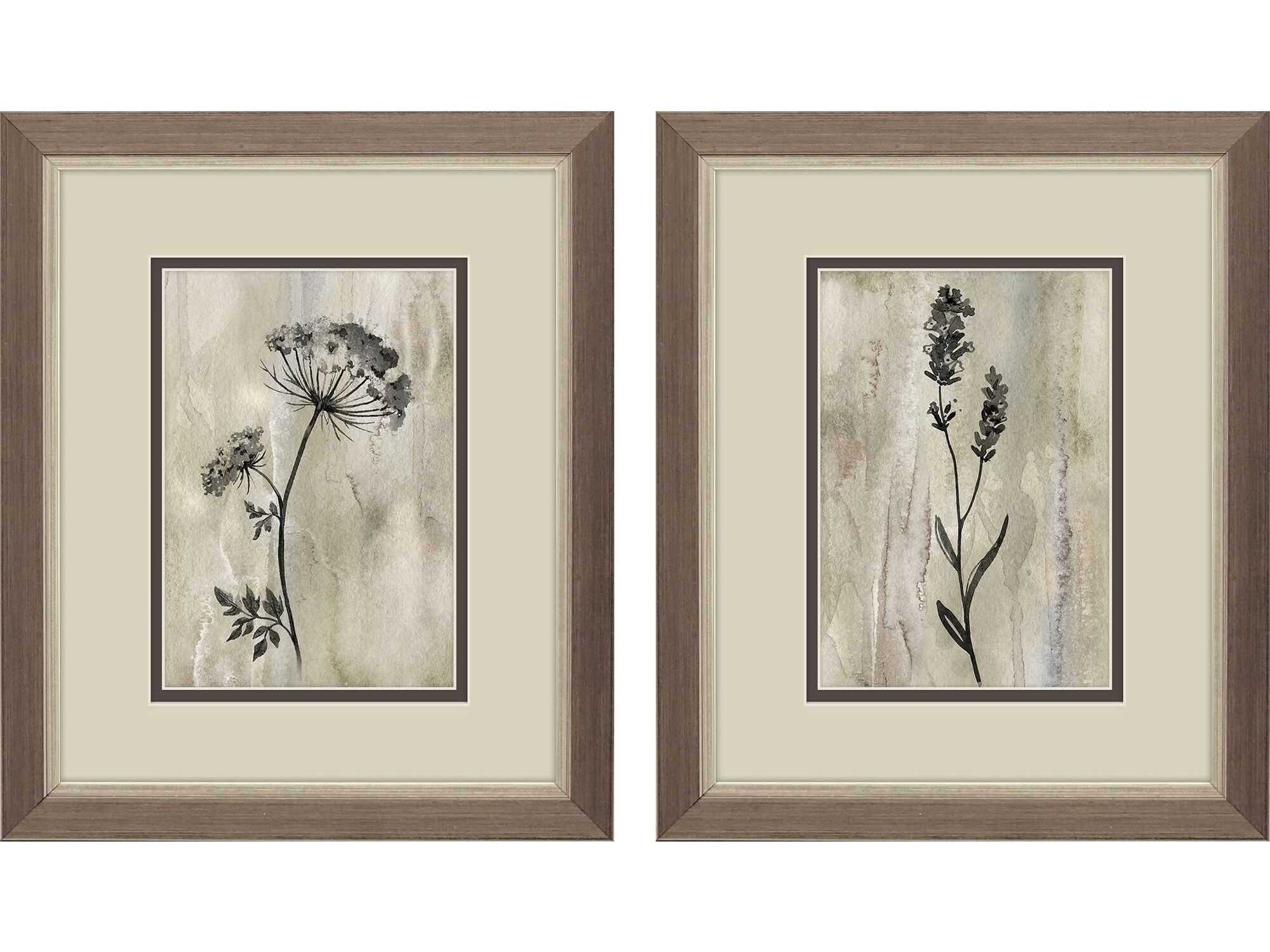 Paragon Sumi-e Silhouette-I Wall Art Set of 2