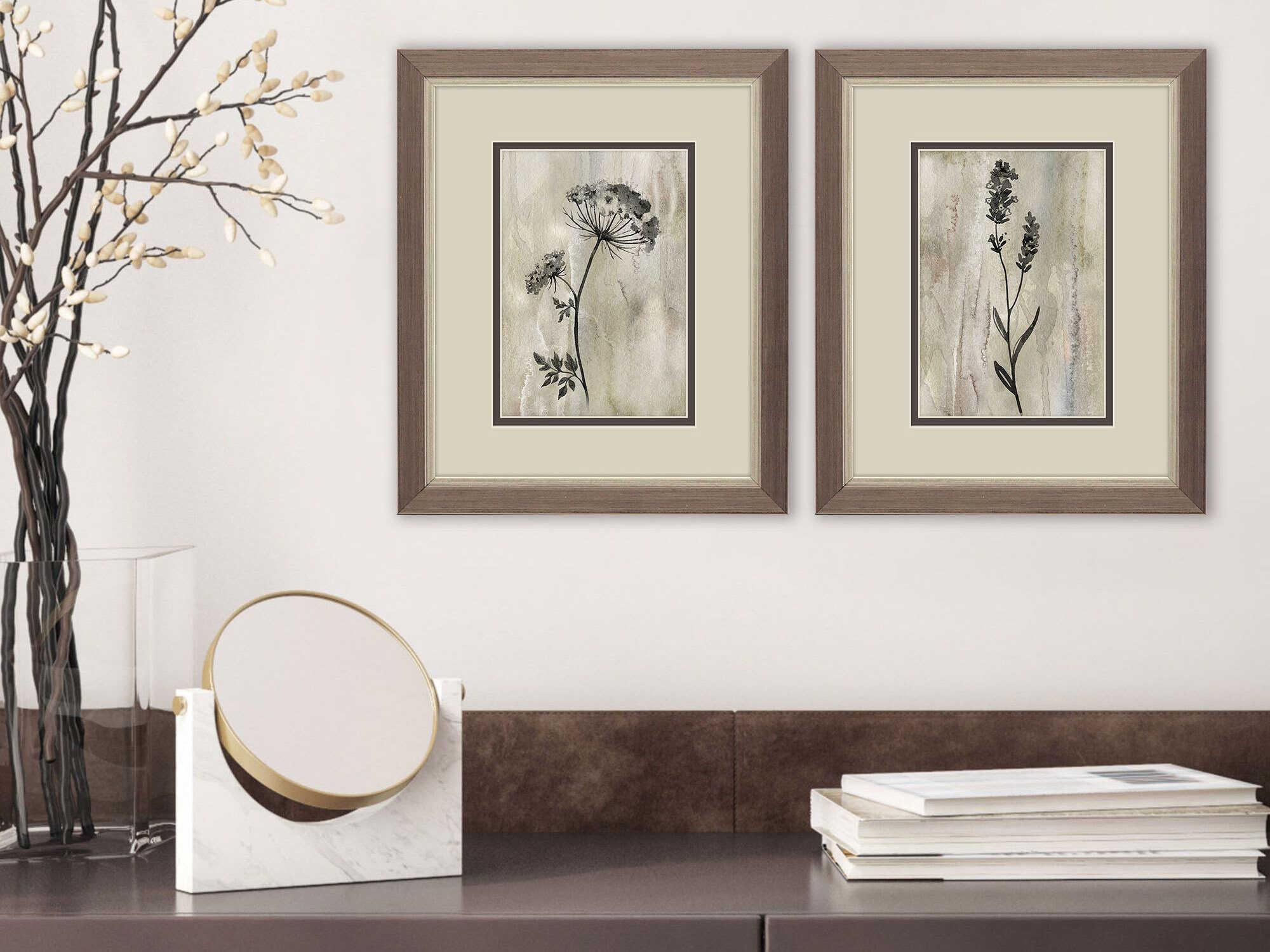 Paragon Sumi-e Silhouette-I Wall Art Set of 2