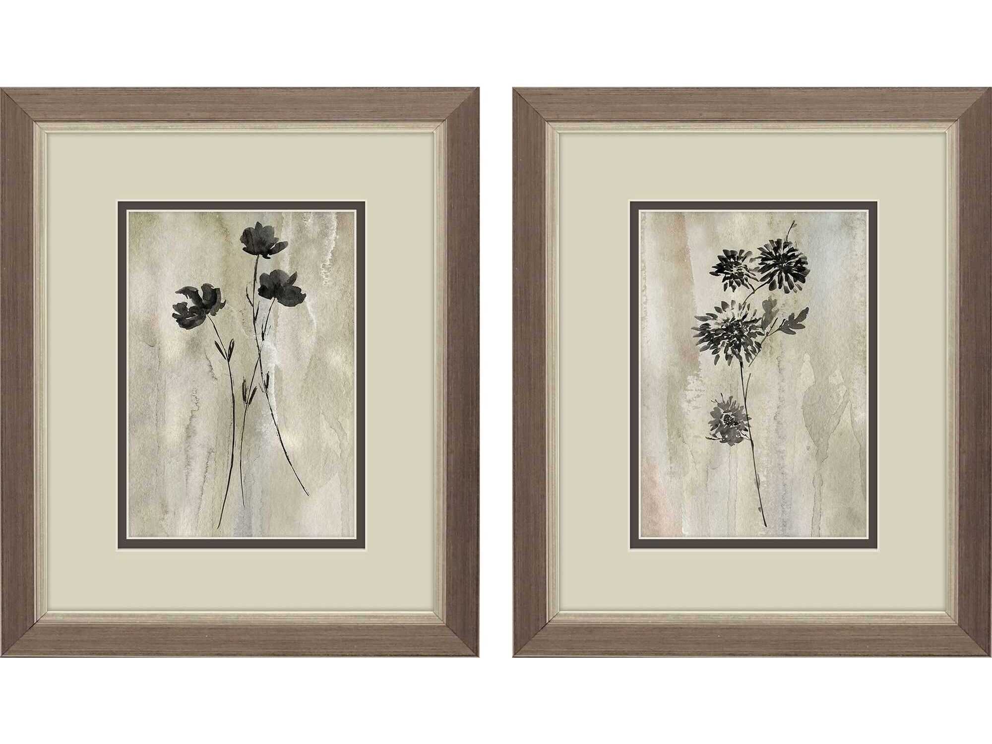 Paragon Sumi-e Silhouette-II Wall Art Set of 2