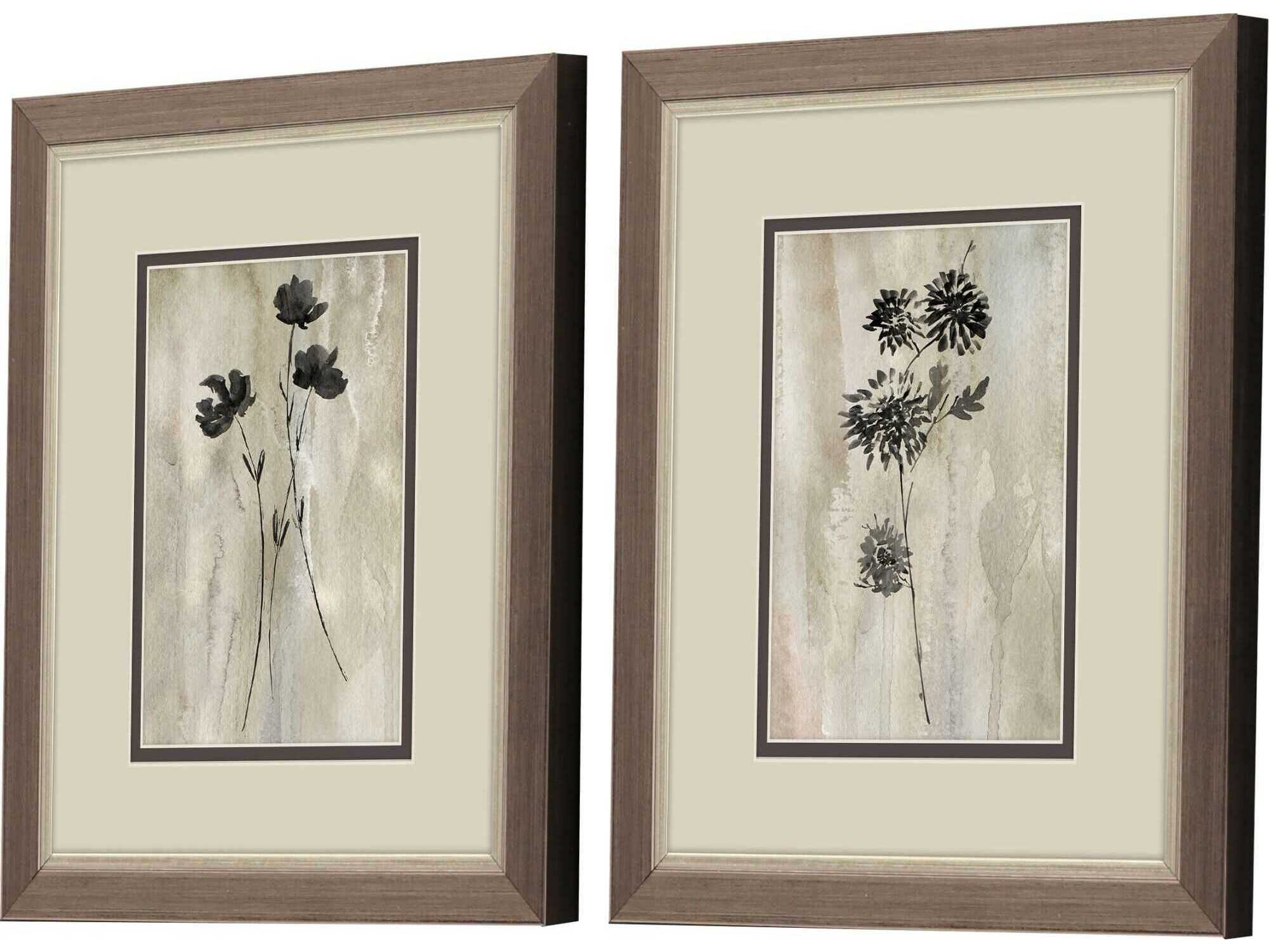 Paragon Sumi-e Silhouette-II Wall Art Set of 2