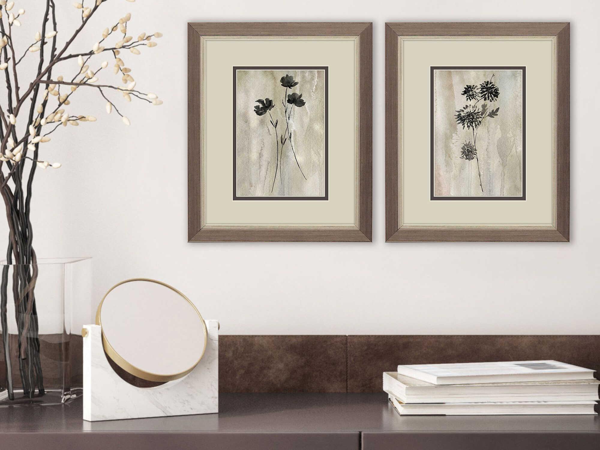 Paragon Sumi-e Silhouette-II Wall Art Set of 2
