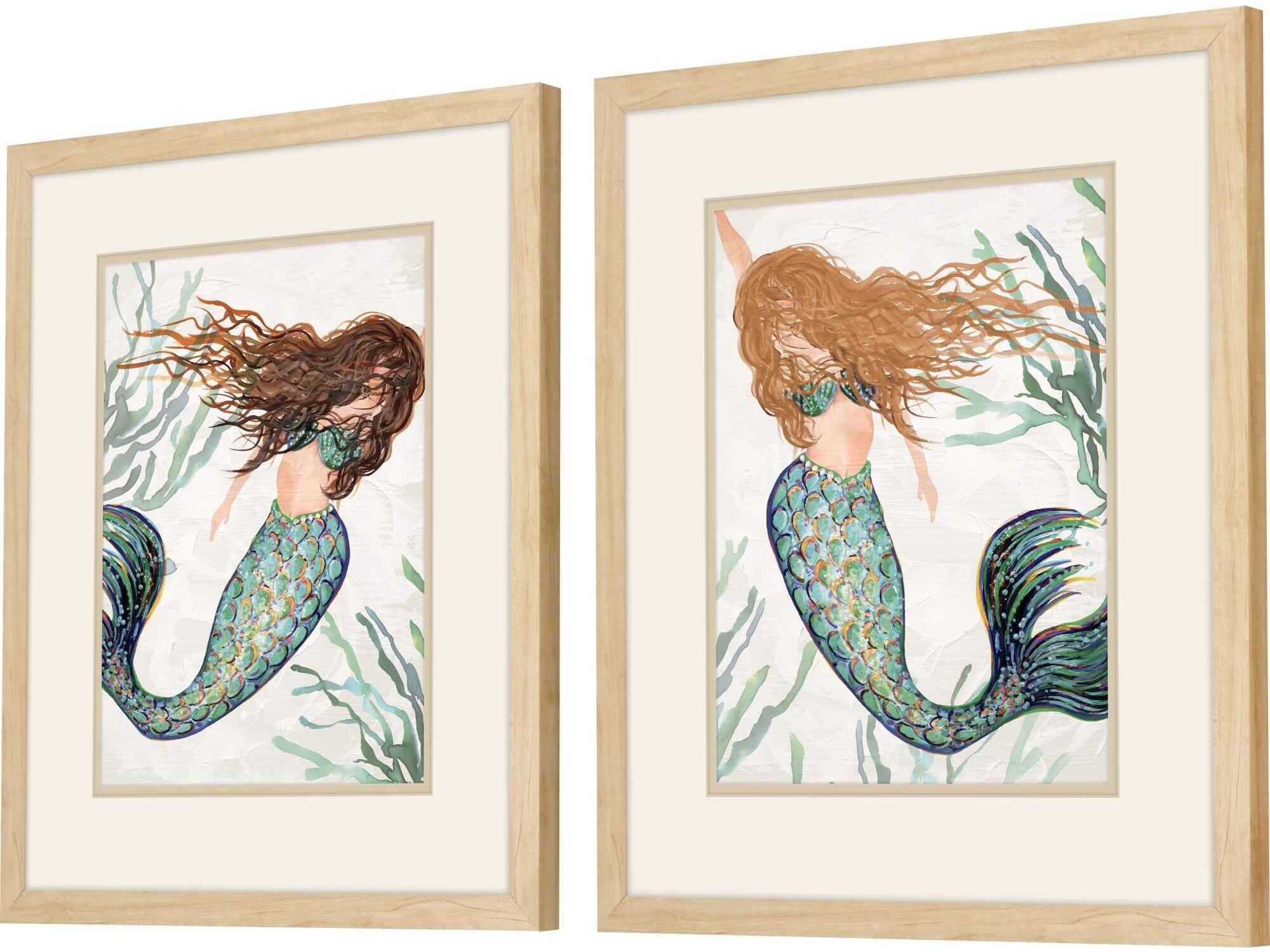 Paragon Mermaid Wall Art Set of 2