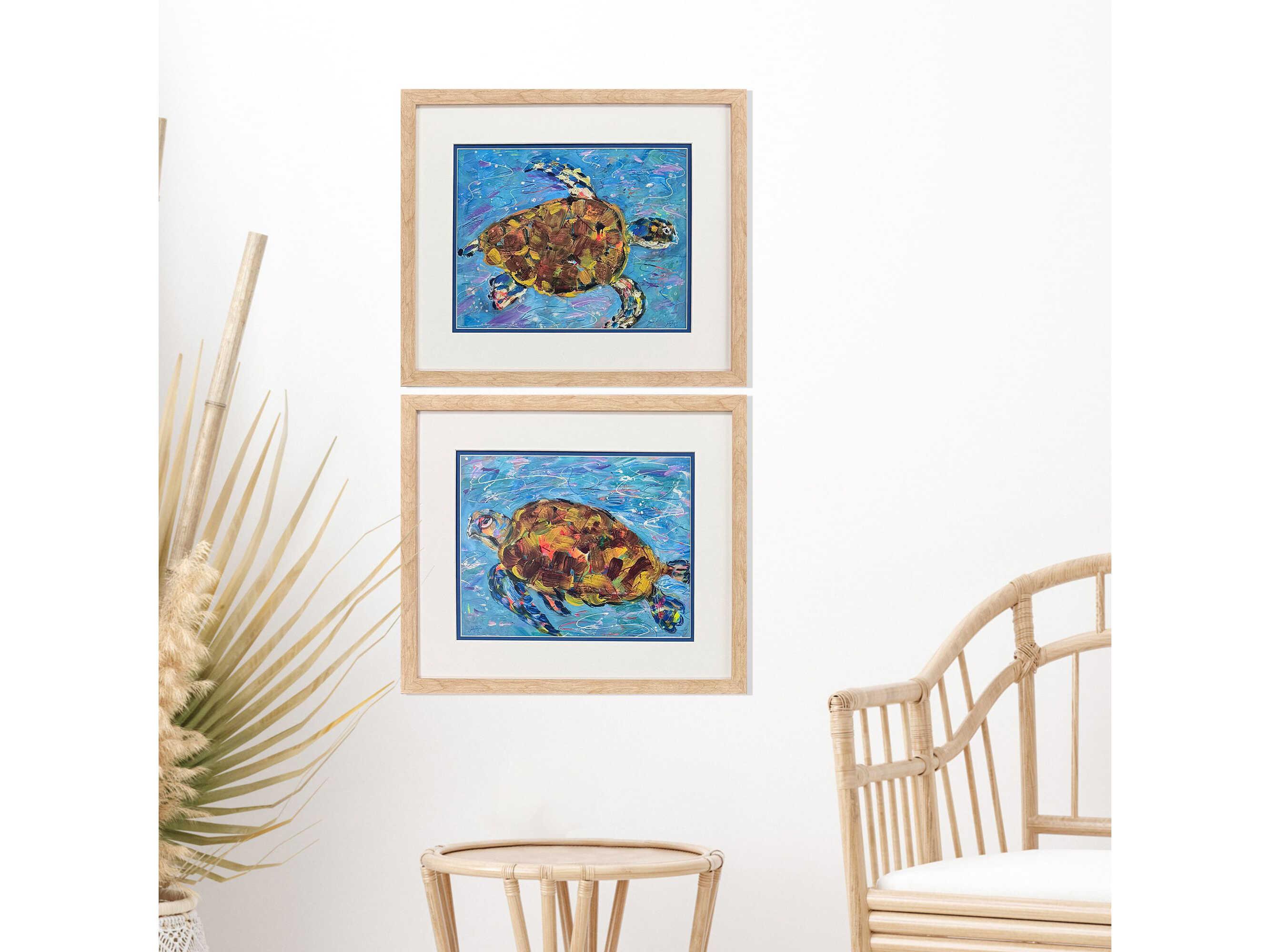 Paragon Animals Morning Swim Wall Art Set of 2