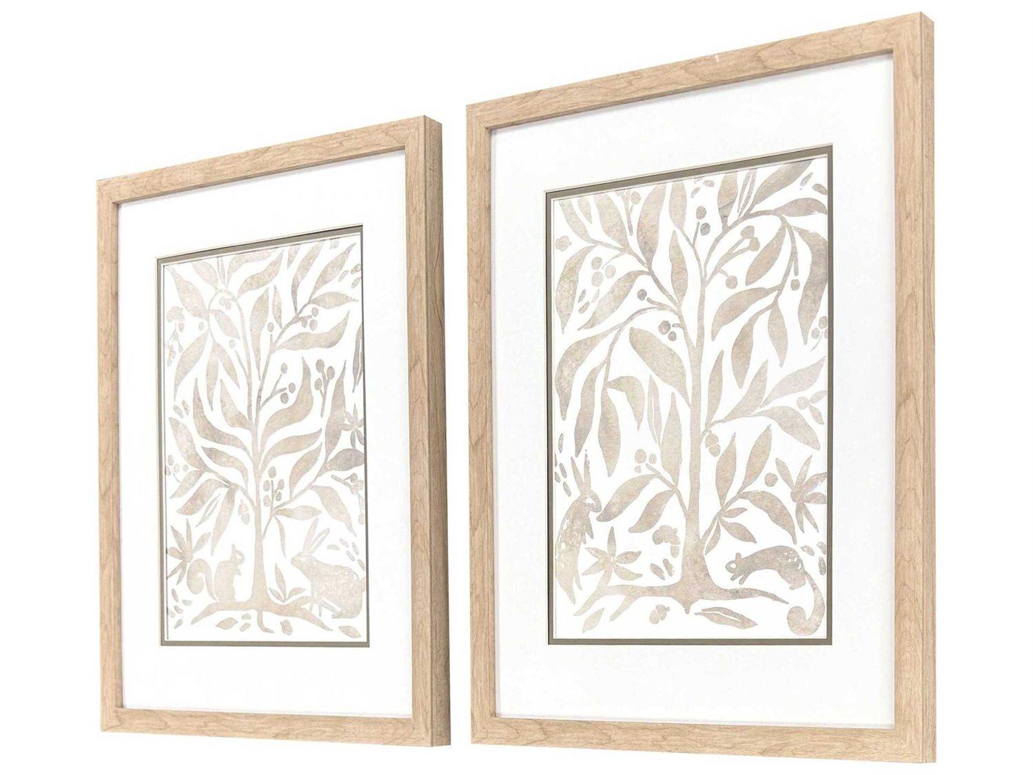 Paragon Animals Woodland Animals Wall Art Set of 2