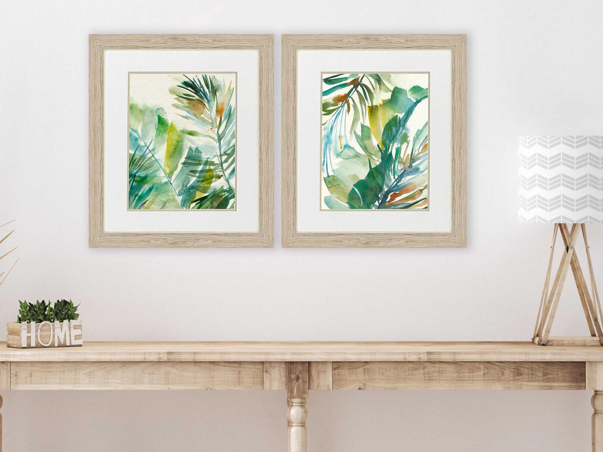 Paragon Florals Paradise Memory Wall Art Set of 2