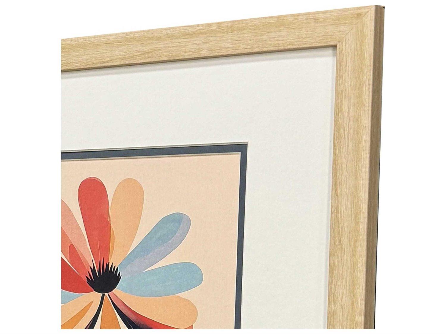 Paragon Florals Comfort Flowers-II Wall Art Set of 2