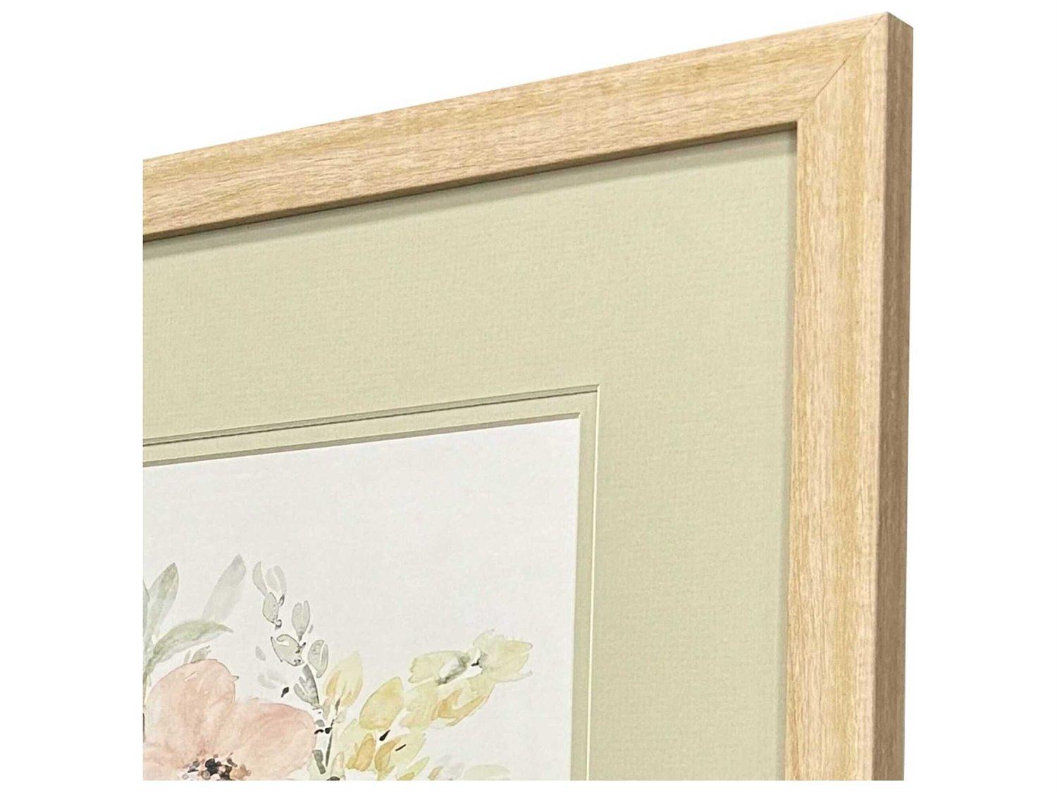 Paragon Florals Creamy Blooms Wall Art Set of 2