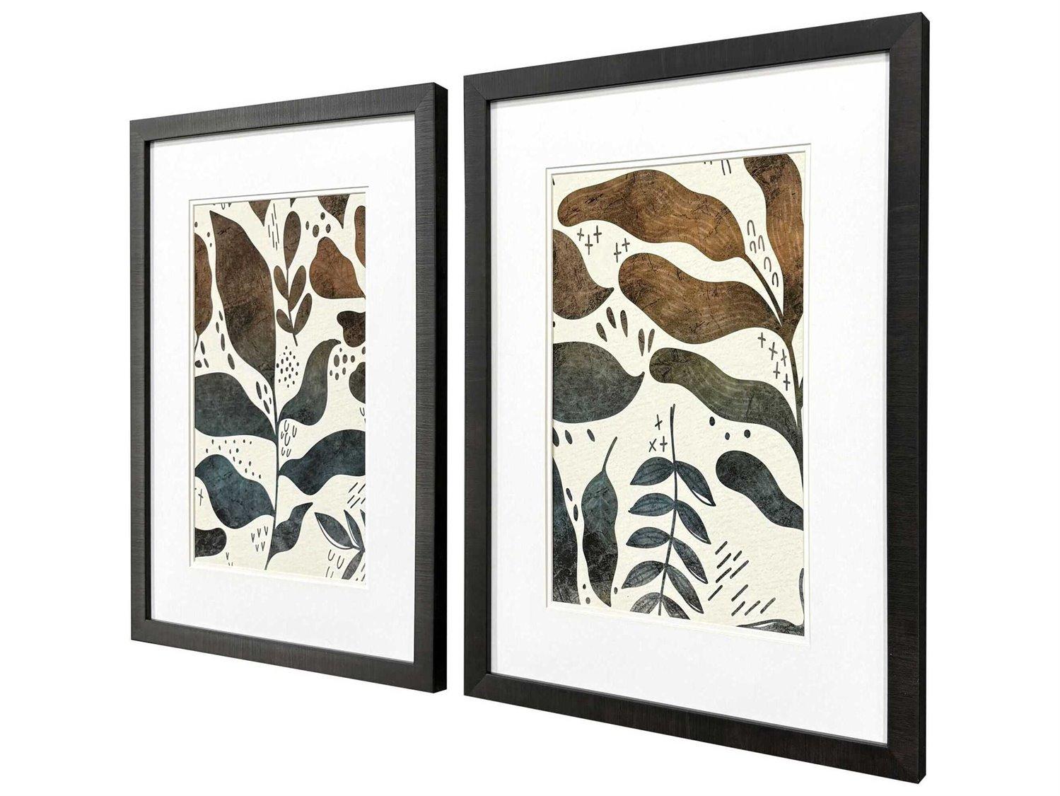 Paragon Florals Dyed Fall Wall Art Set of 2