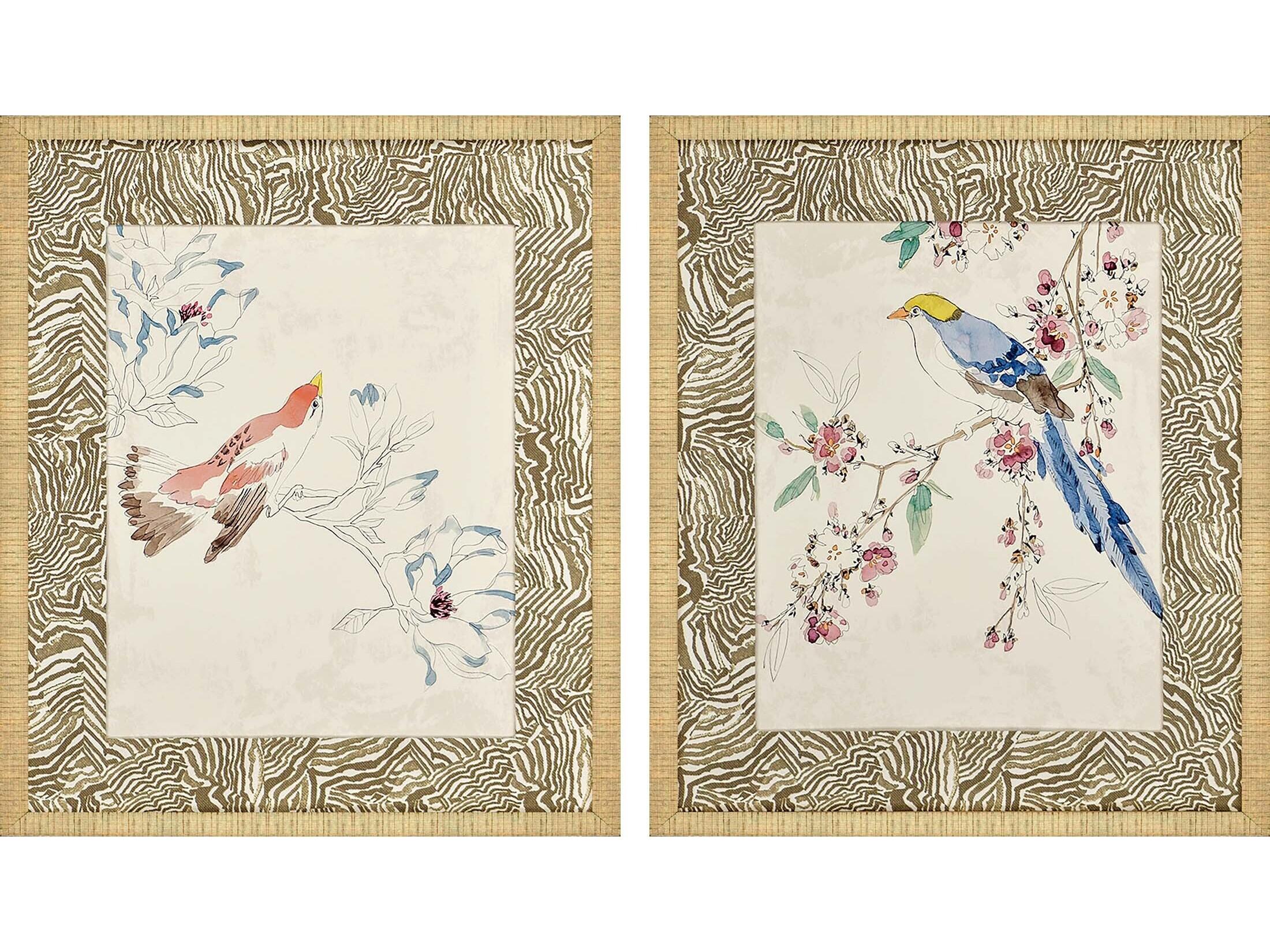 Paragon Animals Rustic Paradise-I Wall Art Set of 2