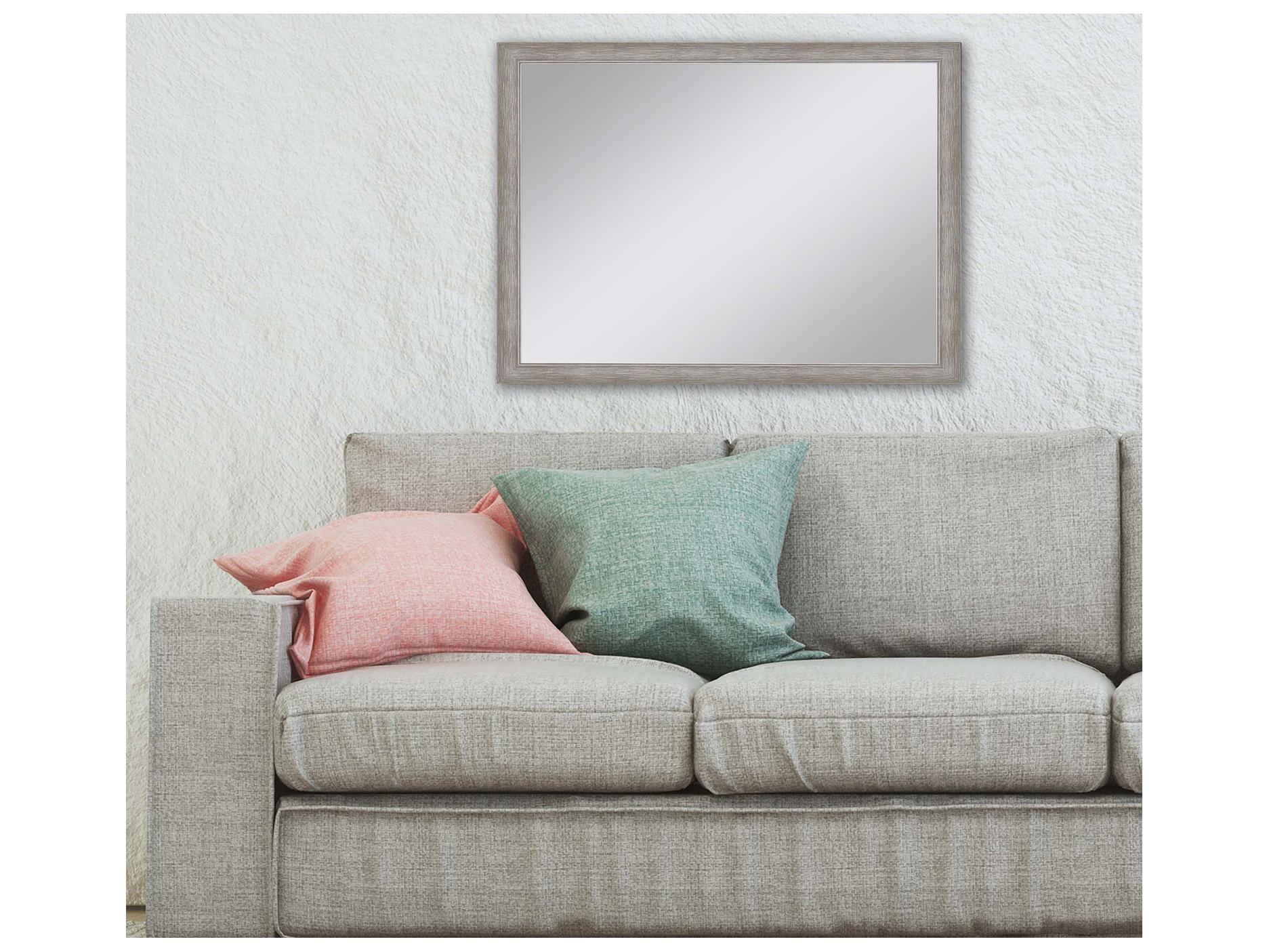 Paragon 632 Mirror Group Gray Metallic Silvered Wall Rectangular Mirror