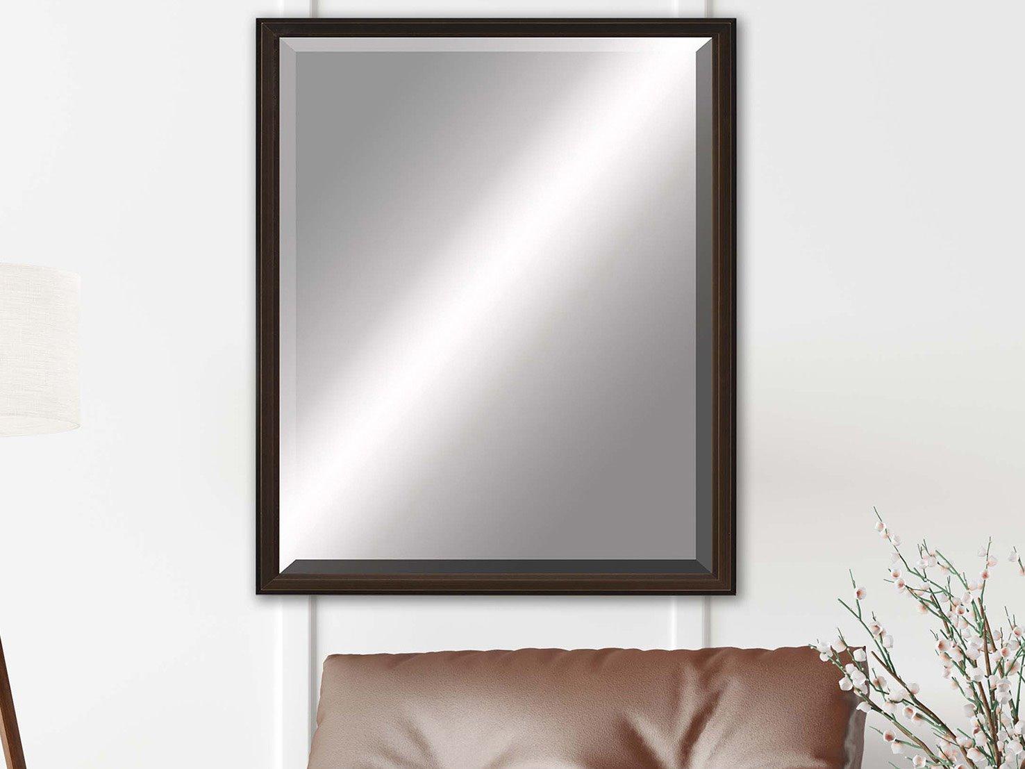 Paragon 517 Mirror Group Brown Silvered Wall Rectangular Mirror