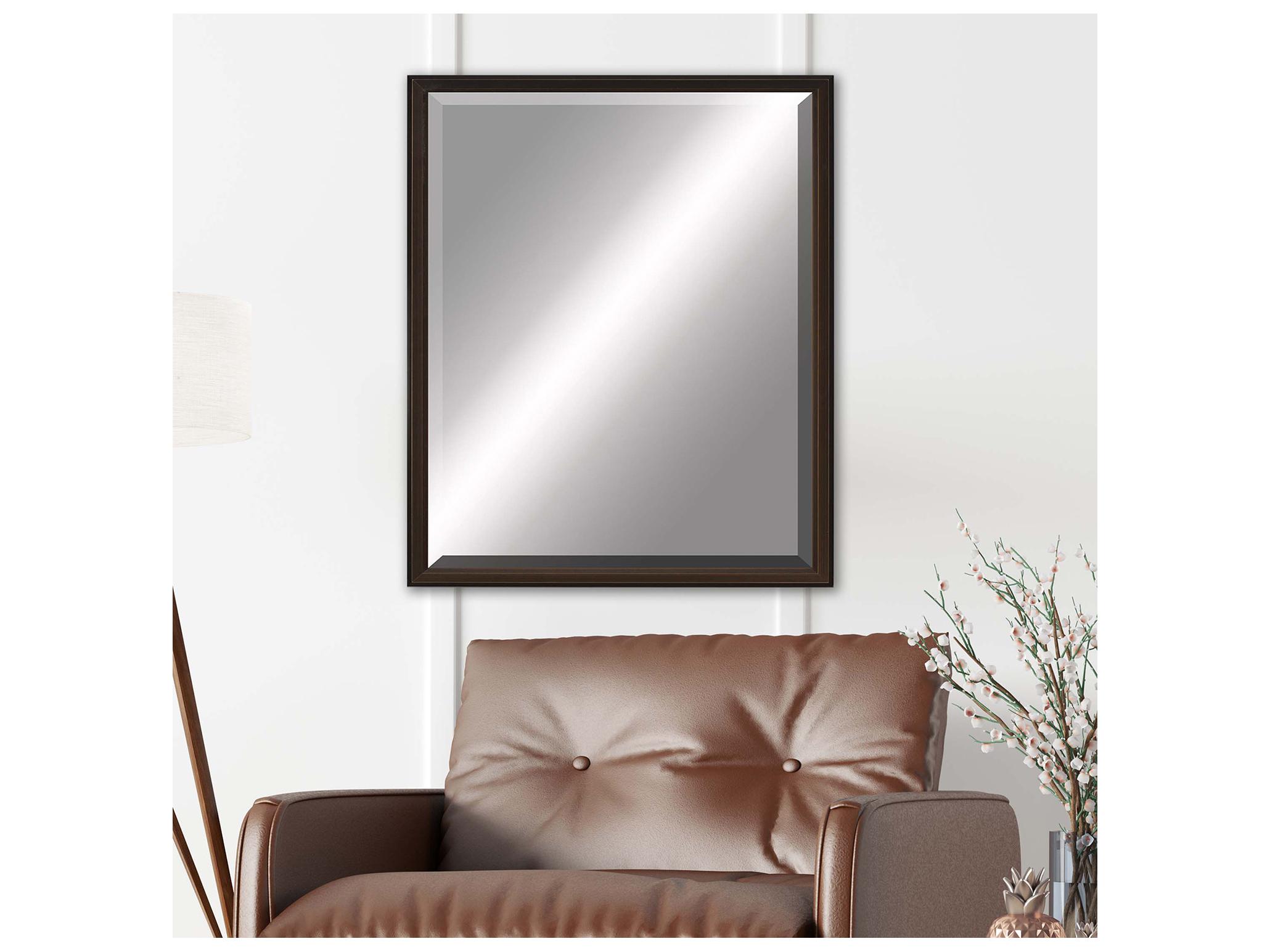 Paragon 517 Mirror Group Brown Silvered Wall Rectangular Mirror