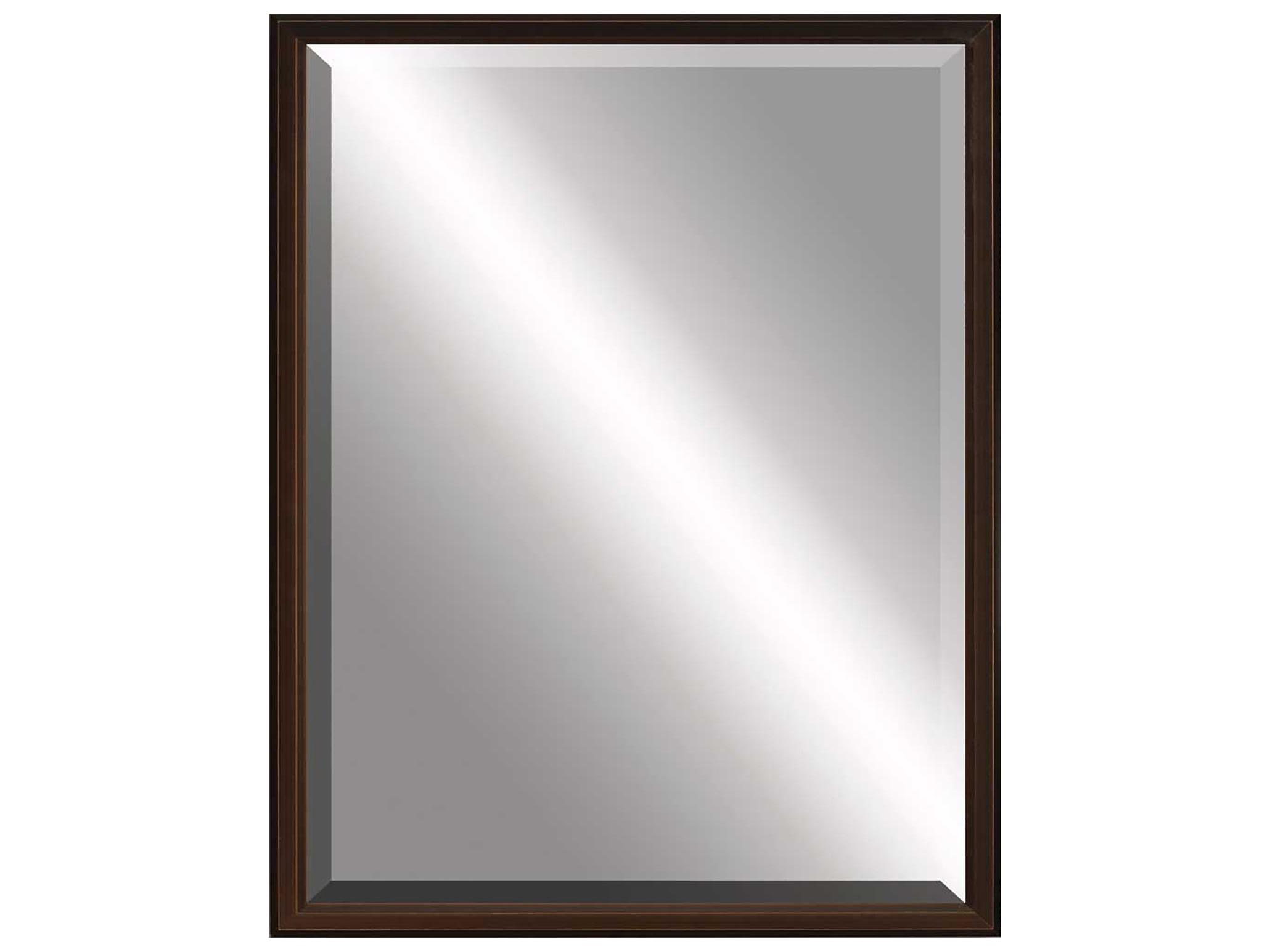 Paragon 517 Mirror Group Brown Silvered Wall Rectangular Mirror