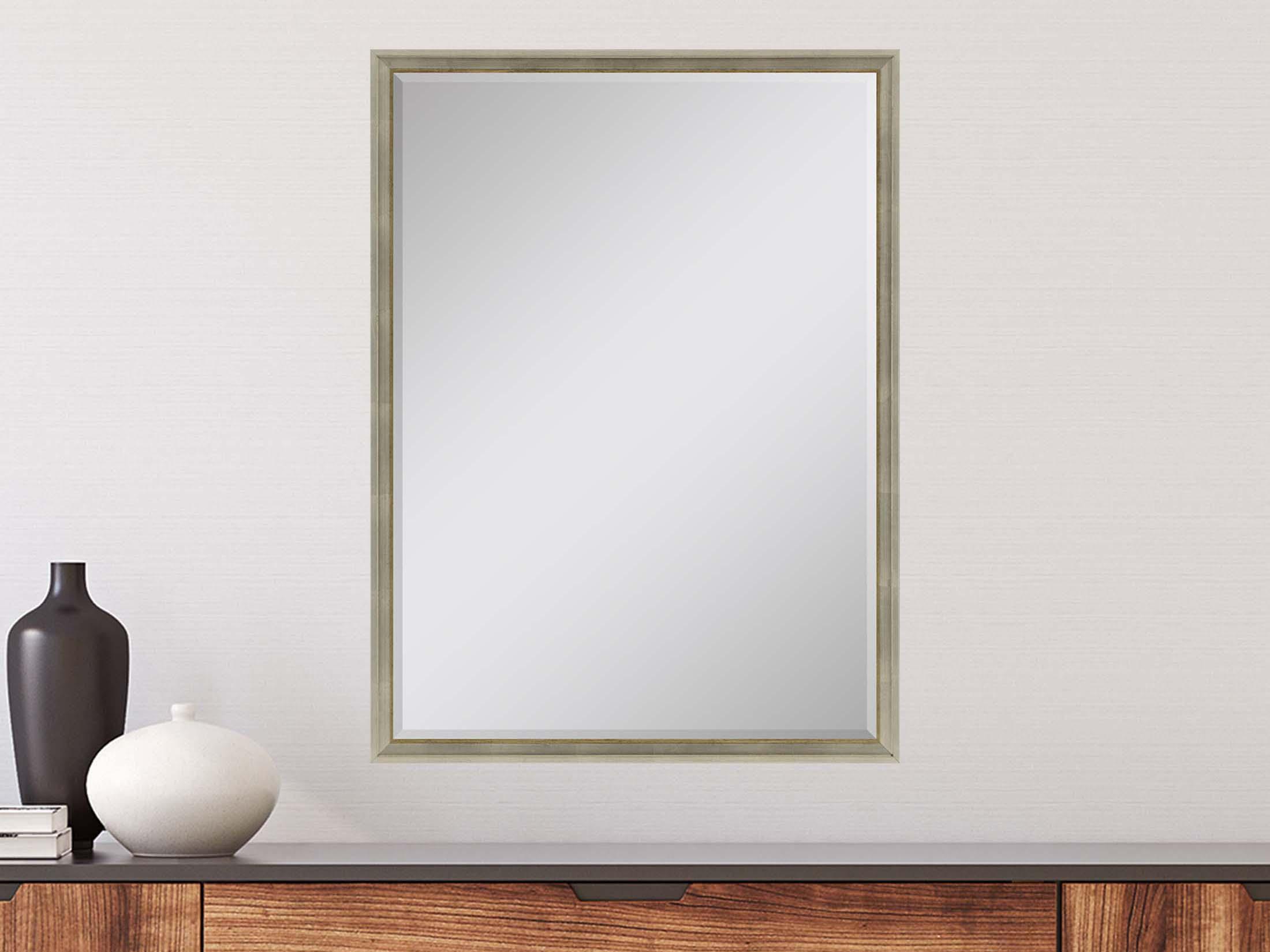 Paragon 180 Mirror Group Metallic Neutral Silvered Wall Rectangular Mirror