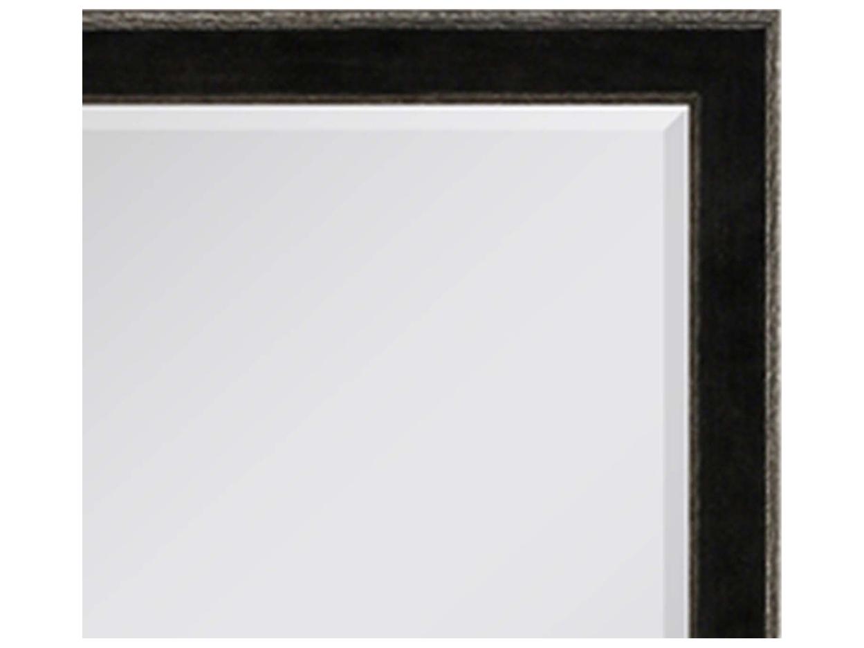 Paragon 535 Mirror Group Black Metallic Silvered Wall Rectangular Mirror