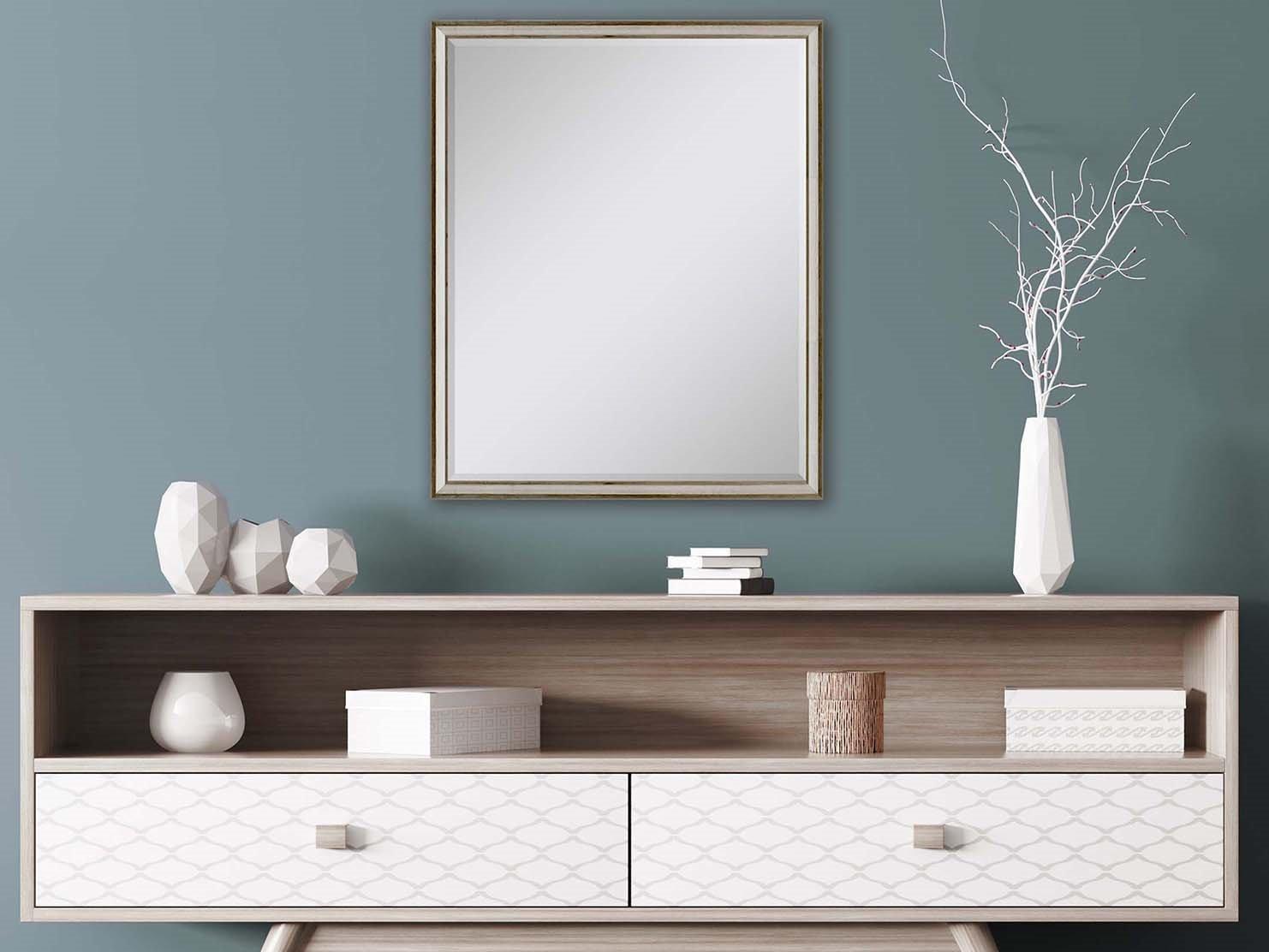 Paragon 615 Mirror Group Metallic Neutral Silvered Wall Rectangular Mirror