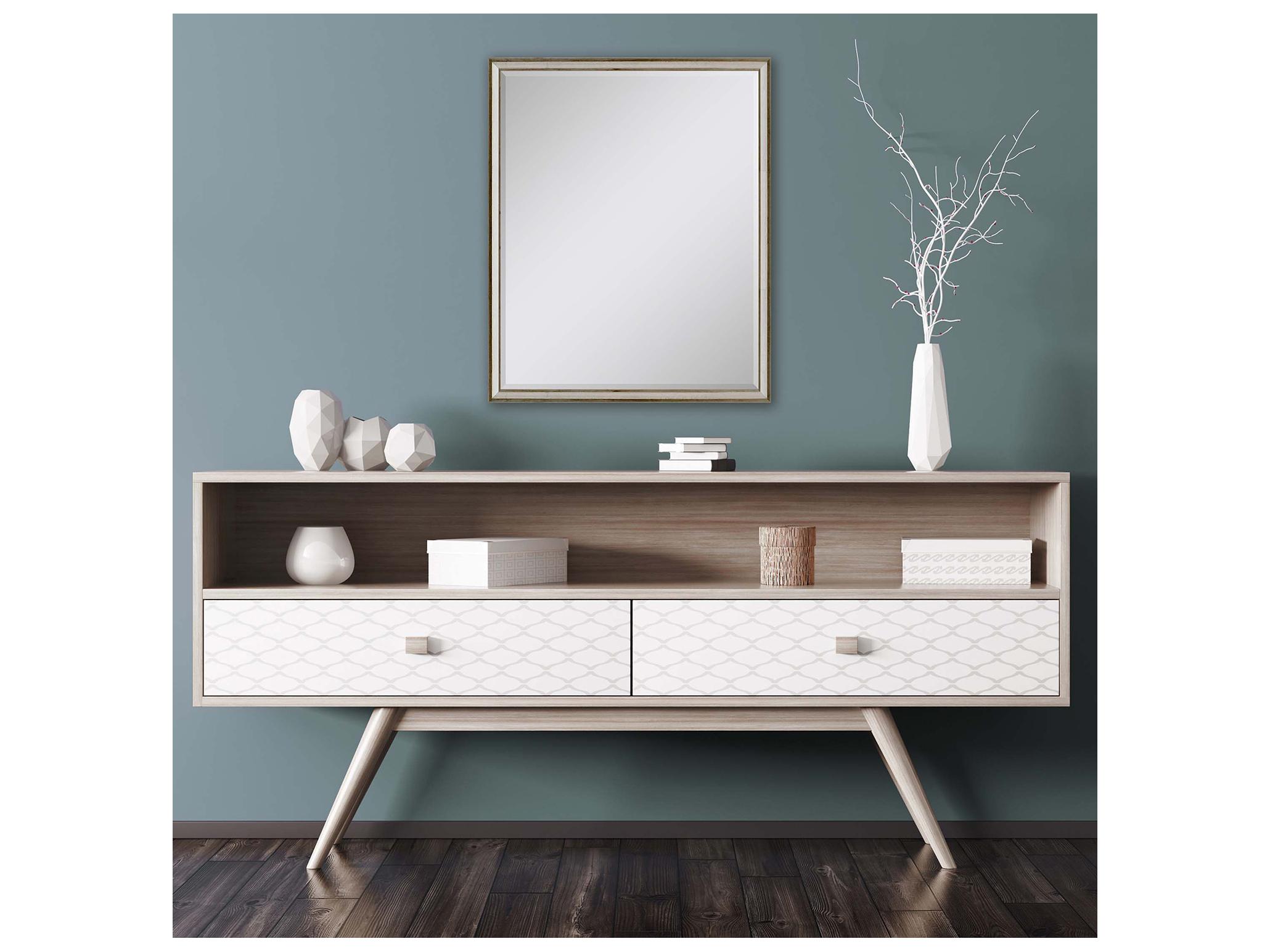 Paragon 615 Mirror Group Metallic Neutral Silvered Wall Rectangular Mirror