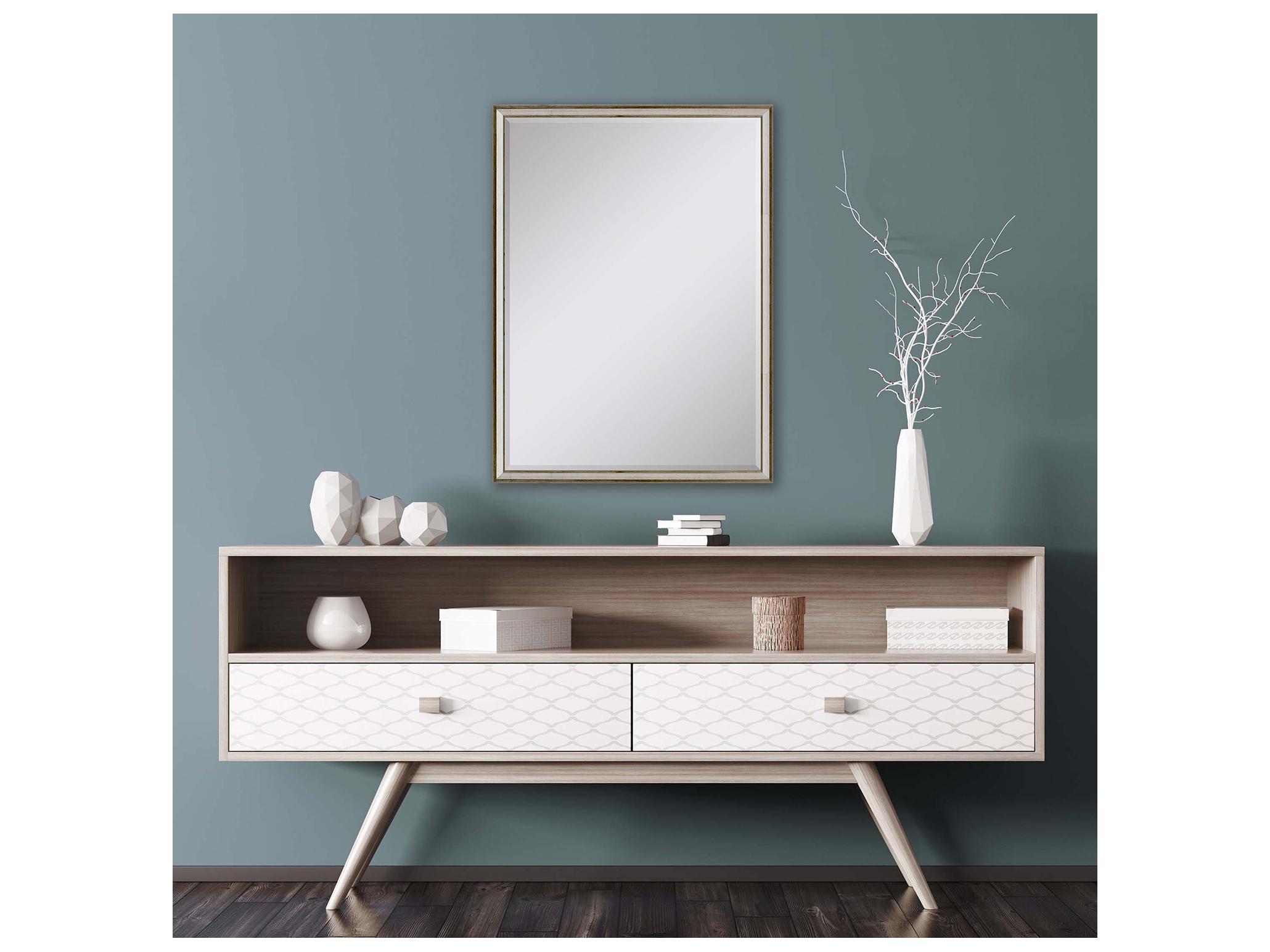 Paragon 615 Mirror Group Metallic Neutral Silvered Wall Rectangular Mirror