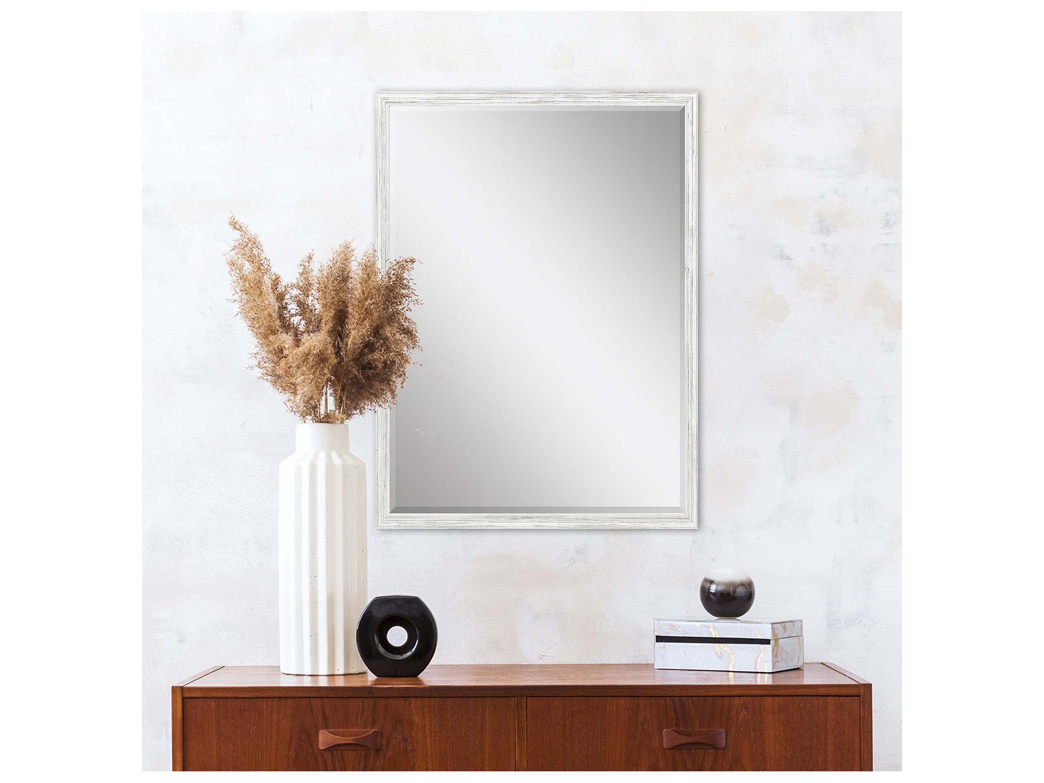 Paragon 418 Mirror Group White Silvered Wall Rectangular Mirror