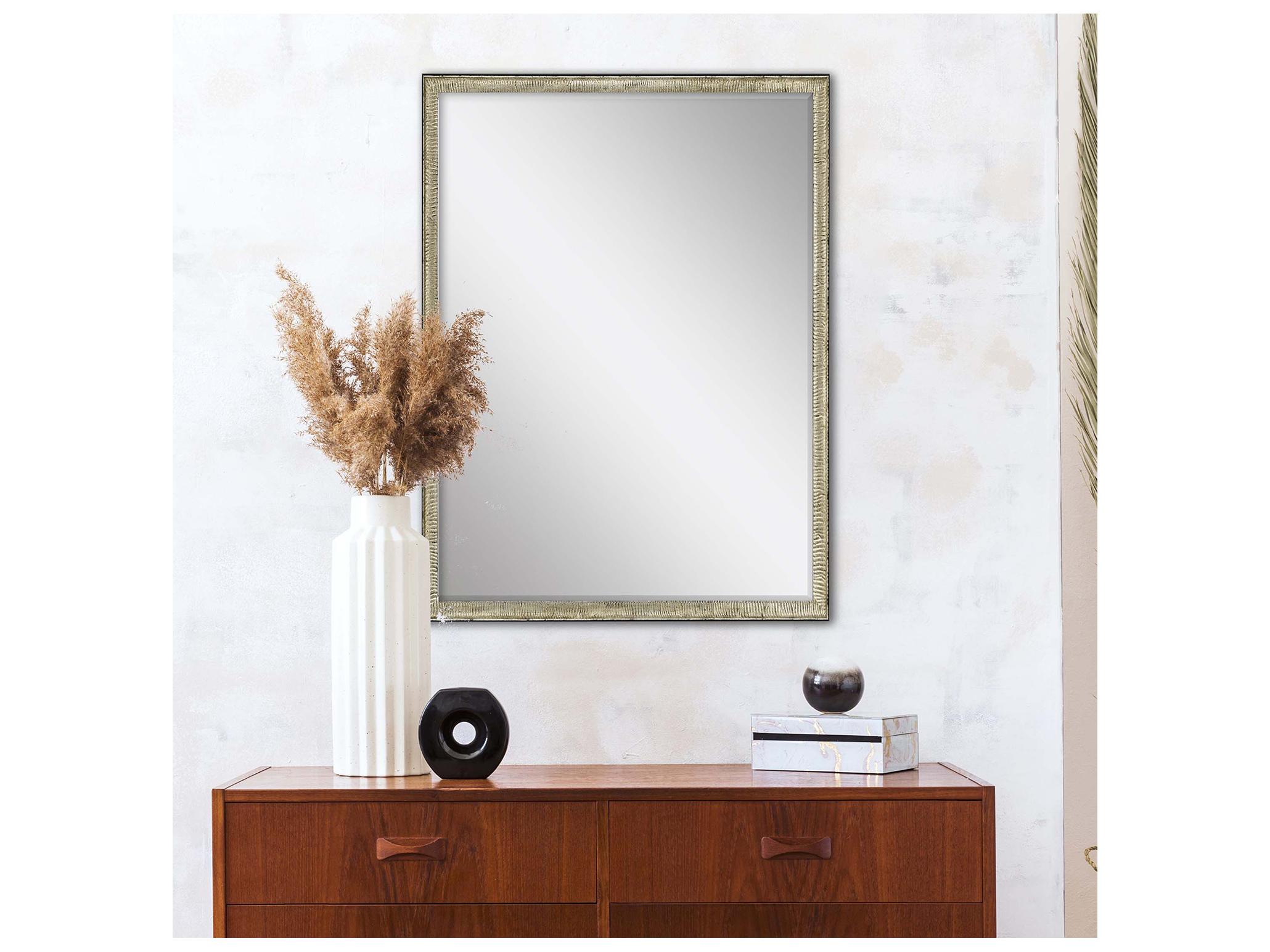 Paragon 549 Mirror Group Metallic Black Silvered Wall Rectangular Mirror