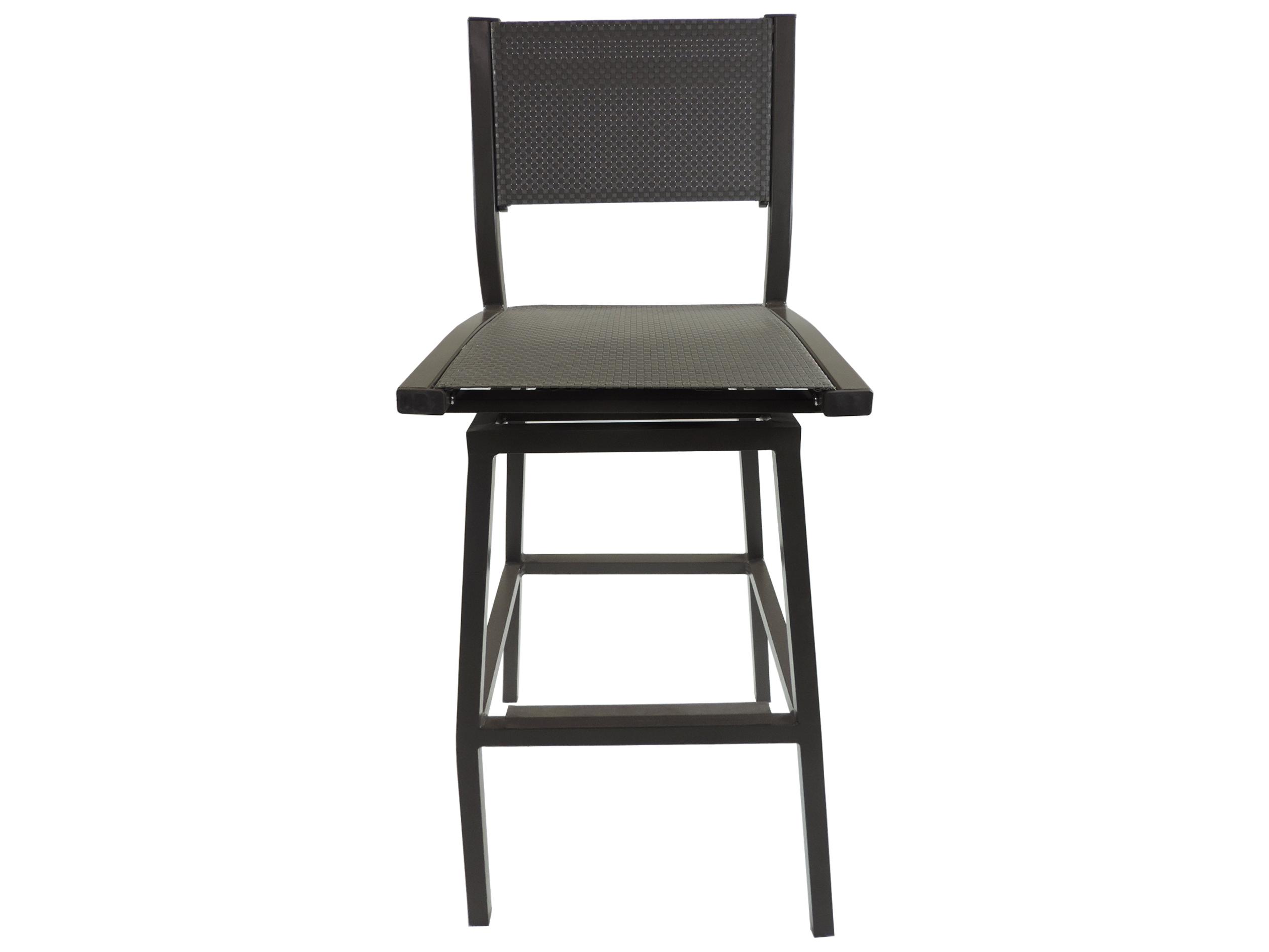 Axcess Inc. Riviera Swivel Armless Patio Bar Chair