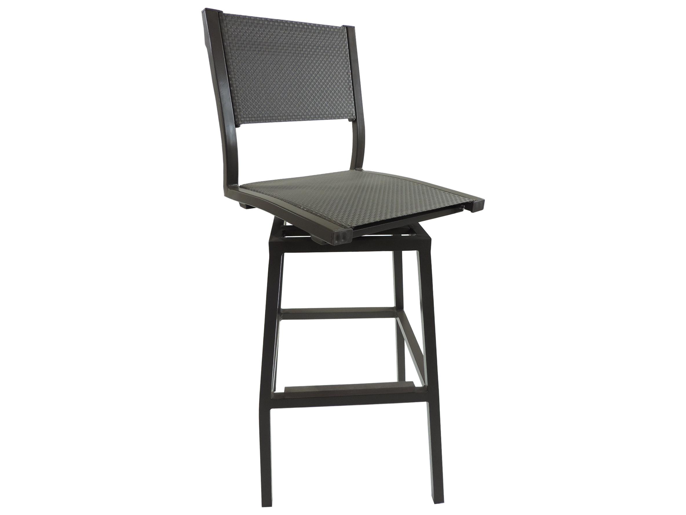 Axcess Inc. Riviera Swivel Armless Patio Bar Chair