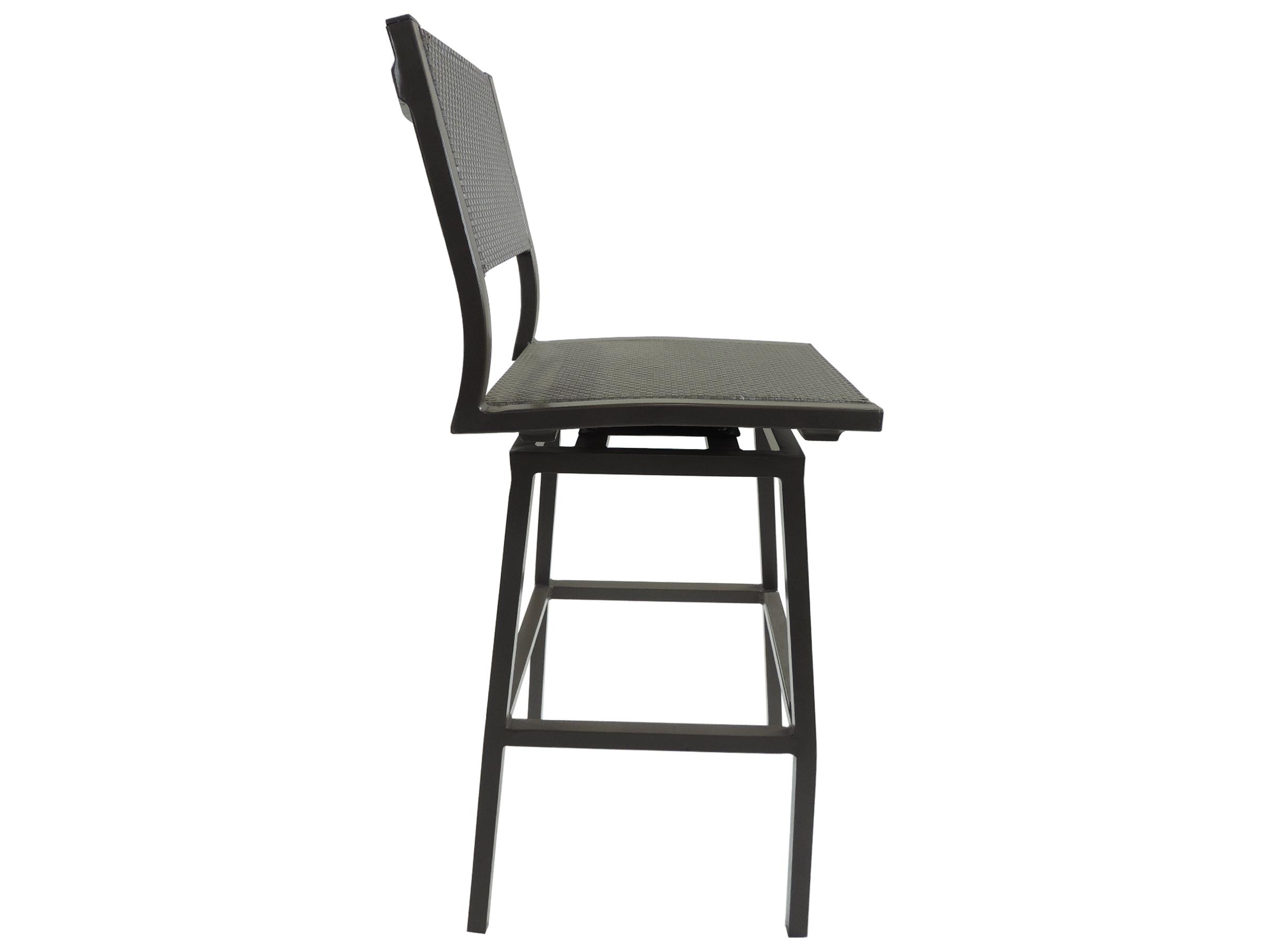 Axcess Inc. Riviera Swivel Armless Patio Bar Chair