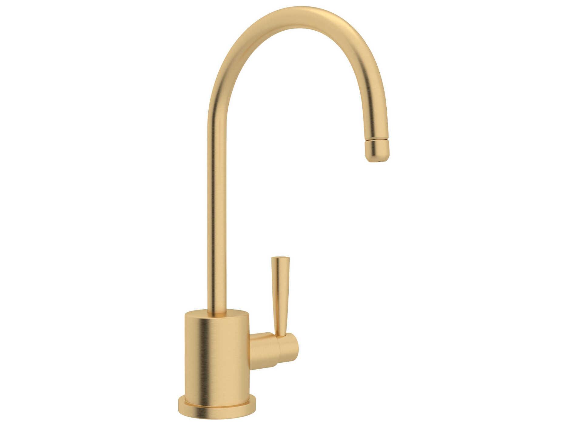 Perrin and Rowe Holborn Satin English Gold Filter Kitchen Faucet