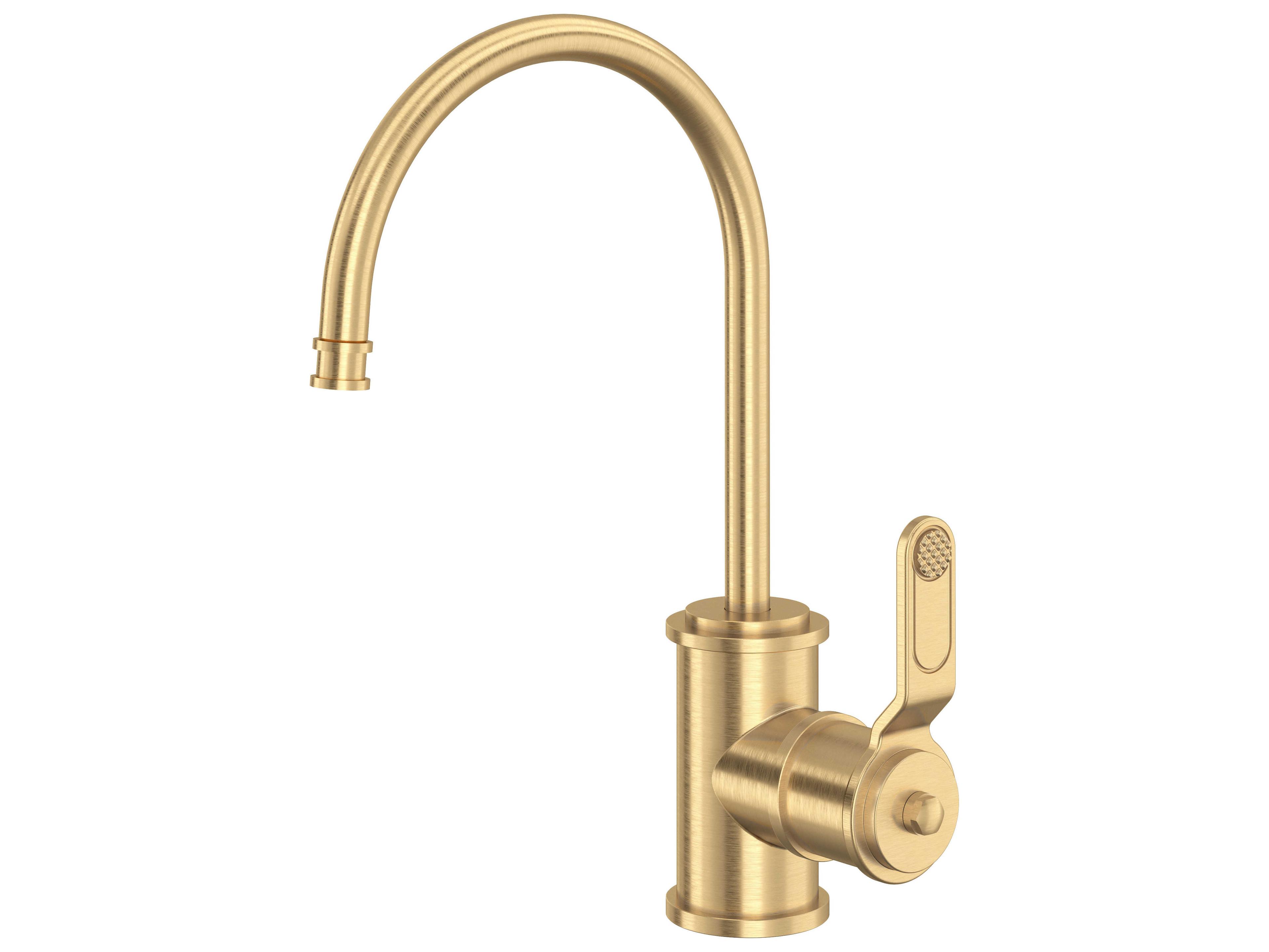 Perrin and Rowe Armstrong Satin English Gold Filter Kitchen Faucet