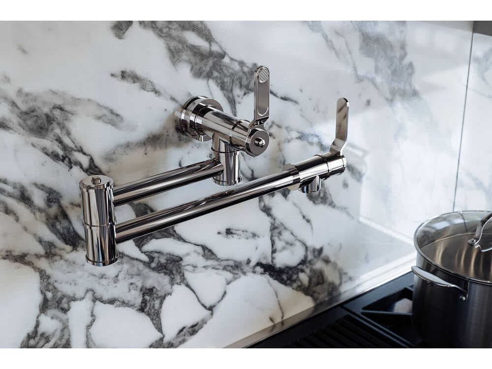 Perrin and Rowe Armstrong Polished Nickel Pot Filler