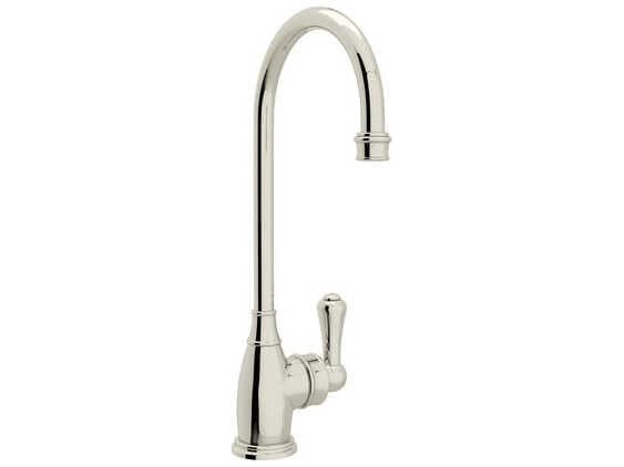 Perrin and Rowe Georgian Era Polished Nickel Bar/Food Prep Kitchen Faucet