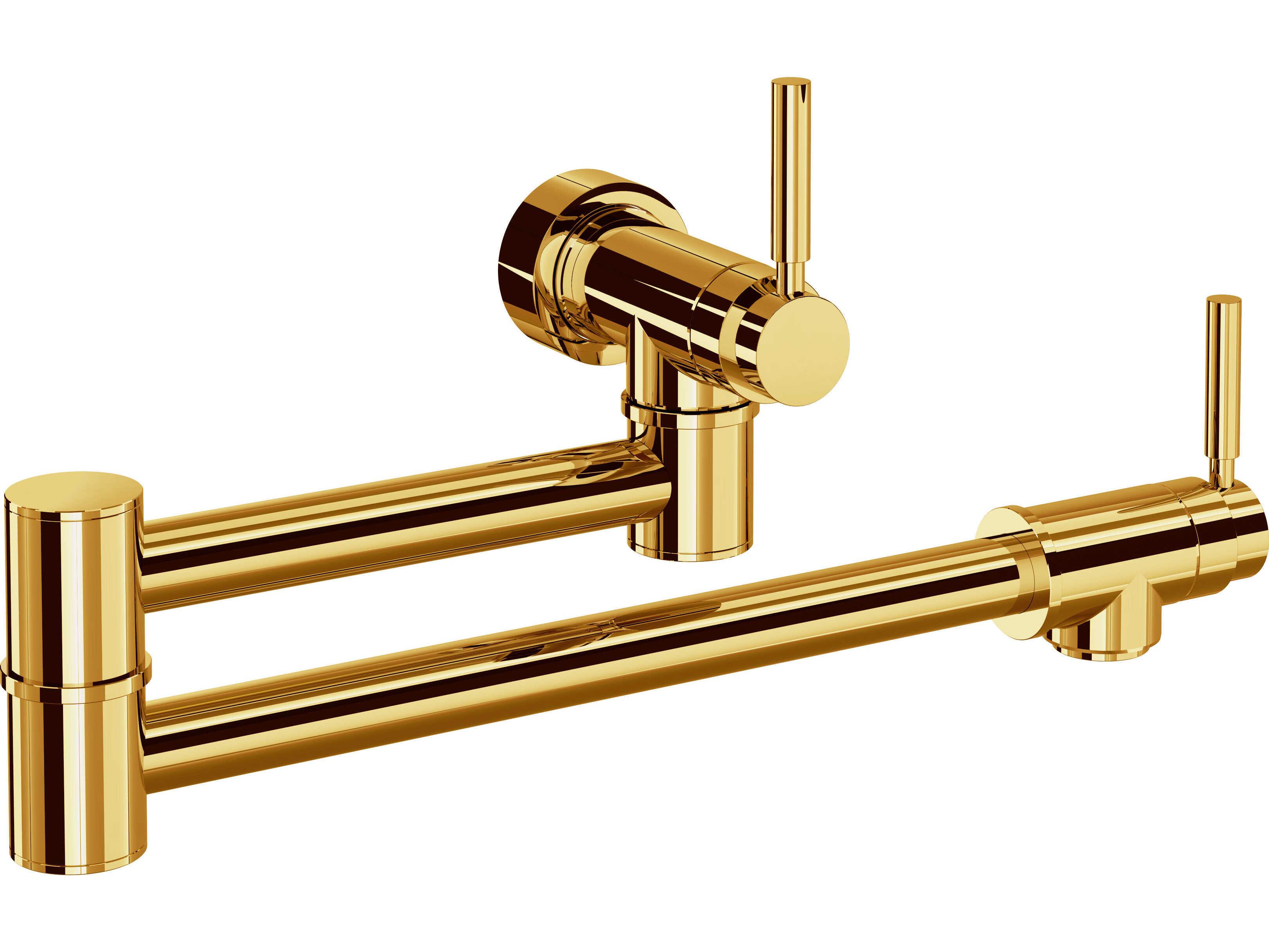 Perrin and Rowe Holborn Unlacquered Brass Pot Filler