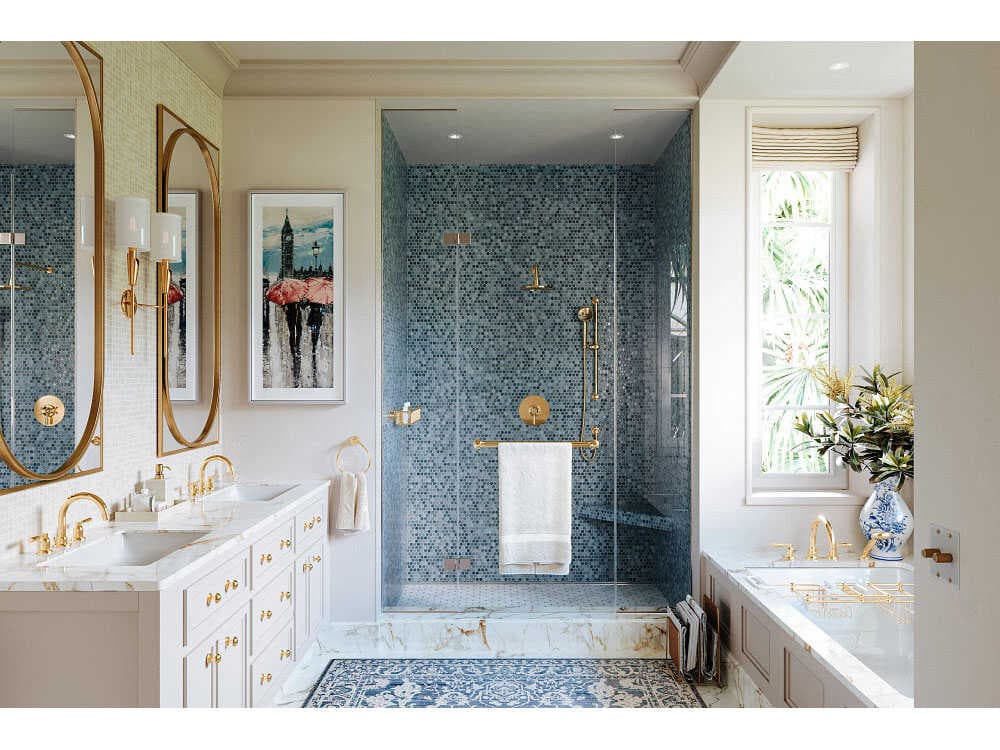 Perrin and Rowe Rain Showerhead