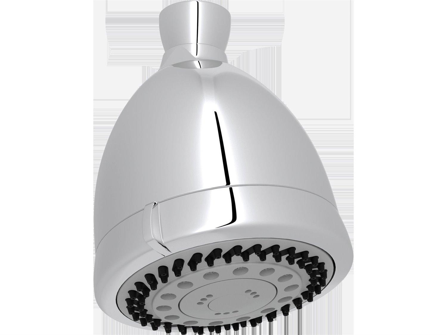 Perrin and Rowe Multi-Function Showerhead With 1/2F Swivel Inlet in Polished Chrome