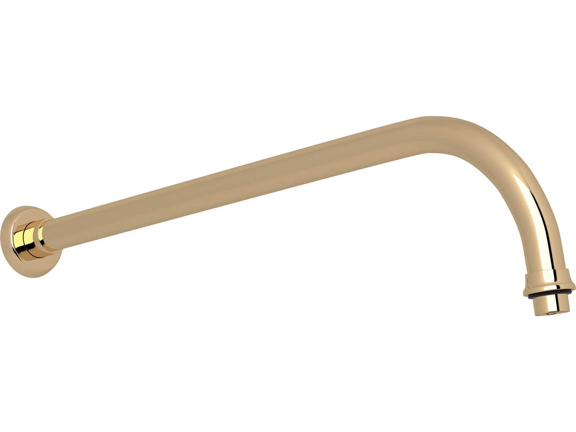 Perrin and Rowe Holborn English Gold Reach Wall Mount Shower Arm