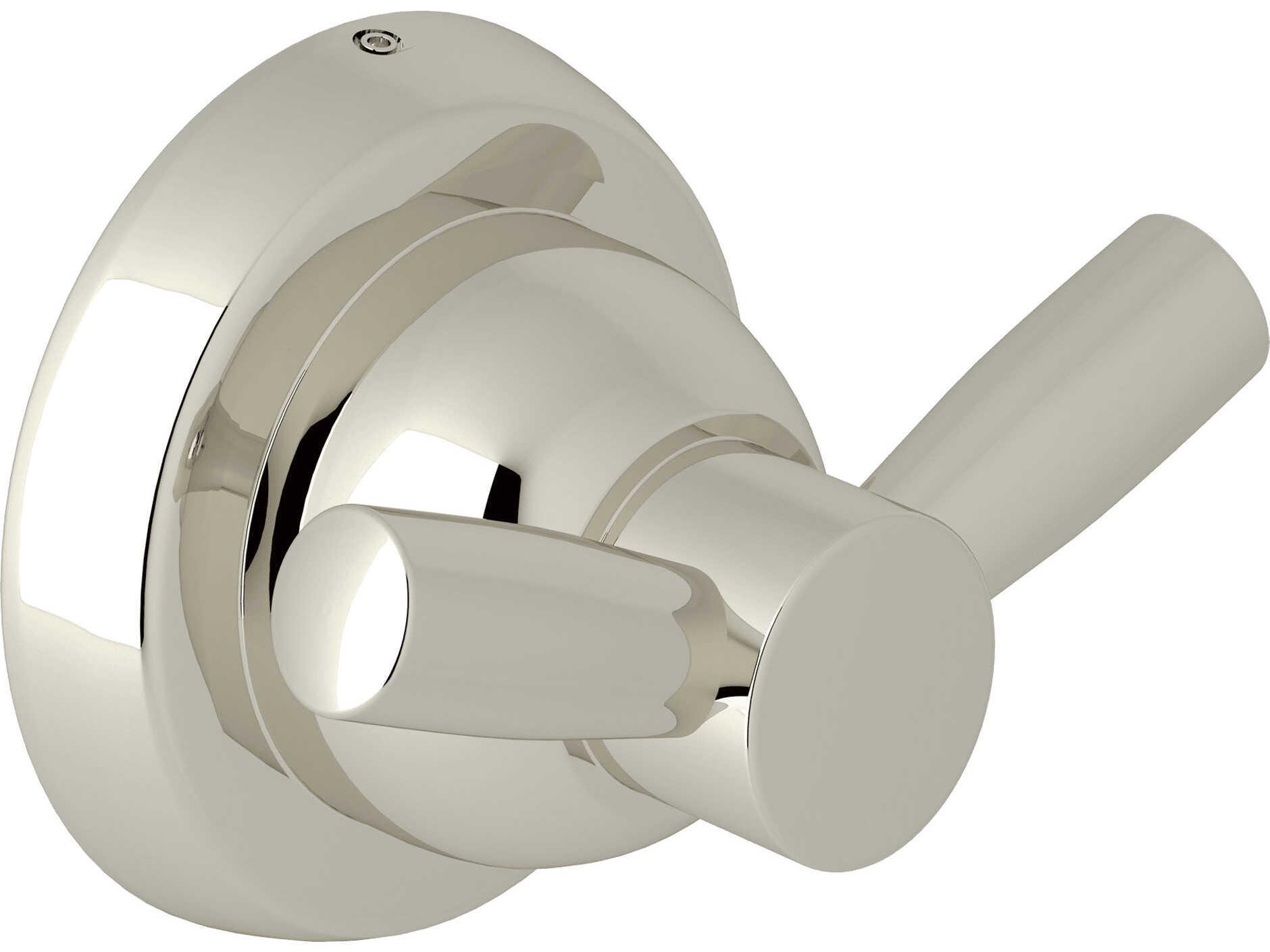 Perrin and Rowe Holborn Polished Nickel Double Robe Hook