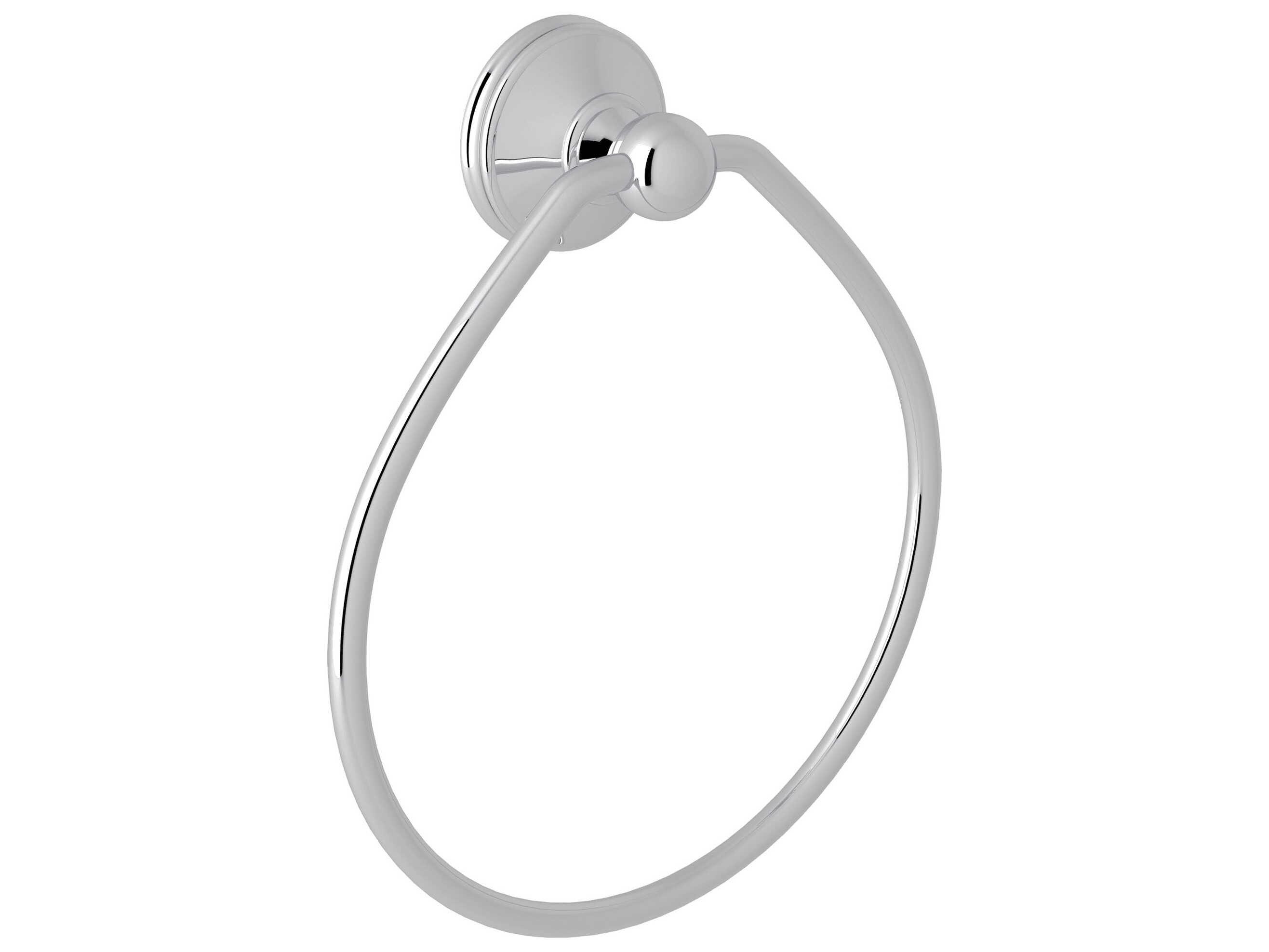 Perrin and Rowe Georgian Era Polished Chrome Towel Ring